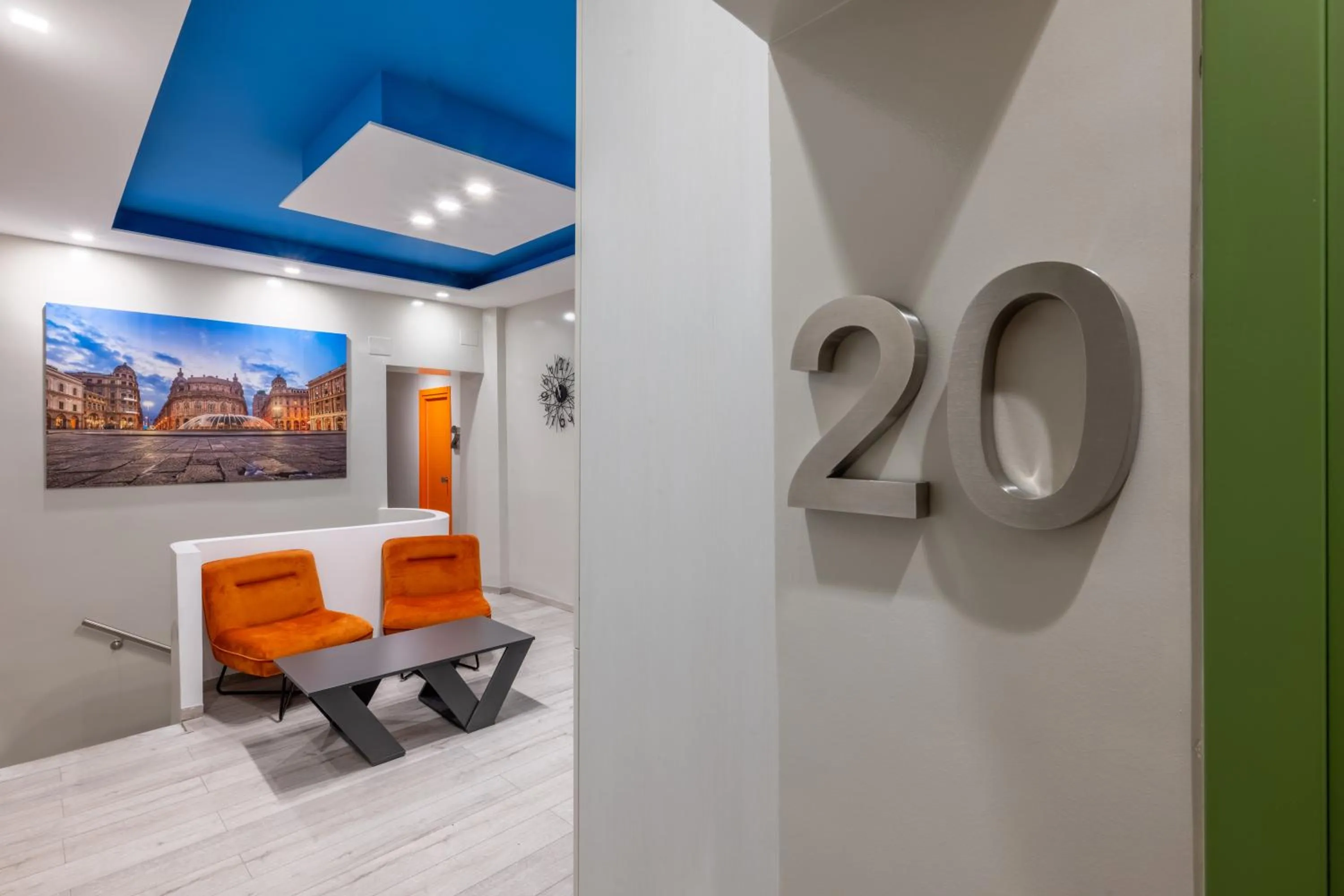 Seating area in Hotel Fiume