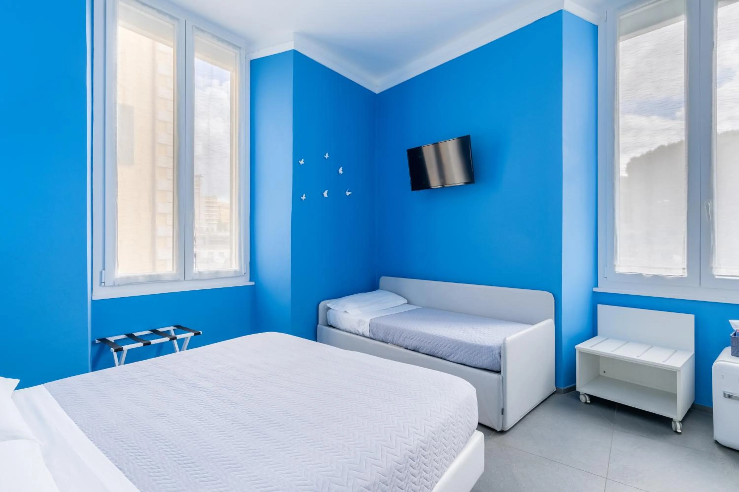 Bedroom, Bed in Hotel Fiume