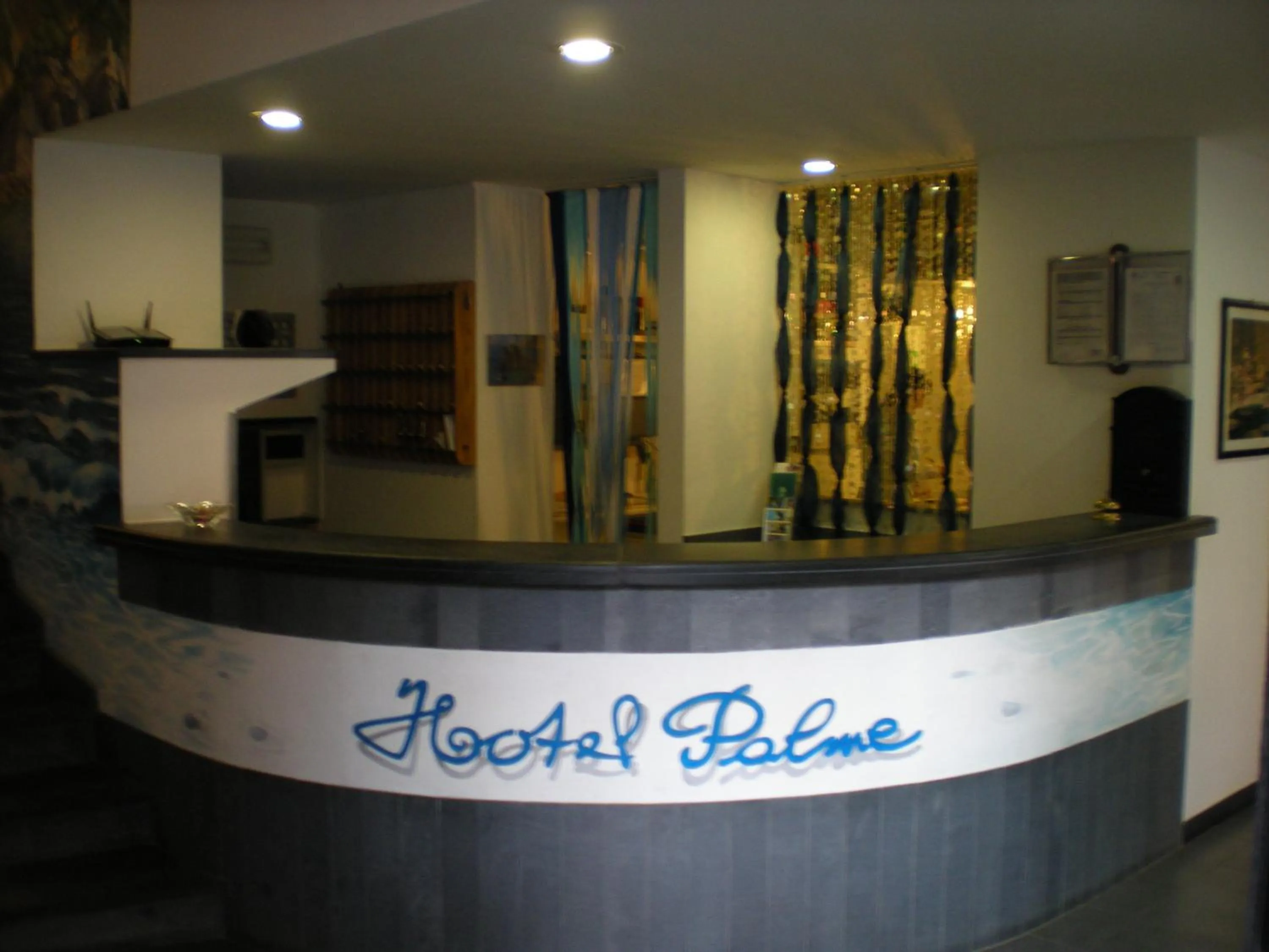 Lobby or reception in Hotel Palme