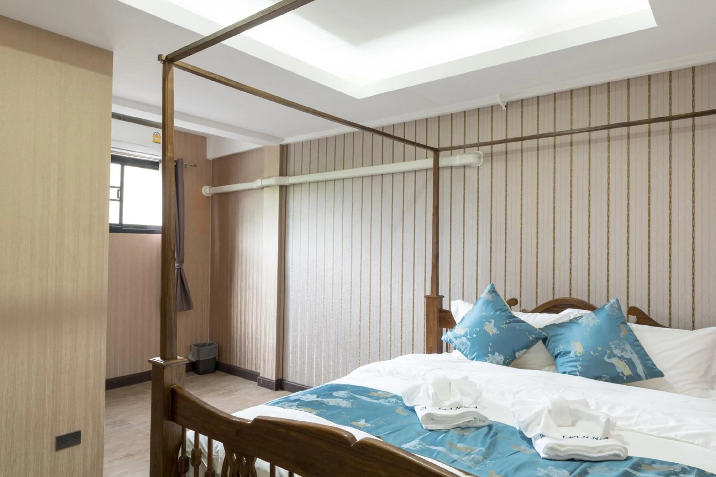 Bed in A Lanna Boutique House