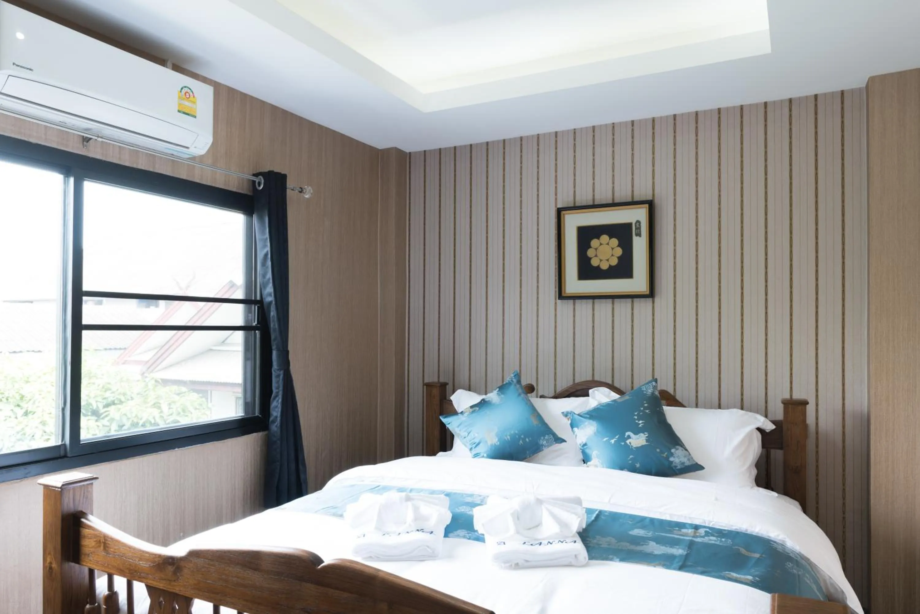 Bed in A Lanna Boutique House