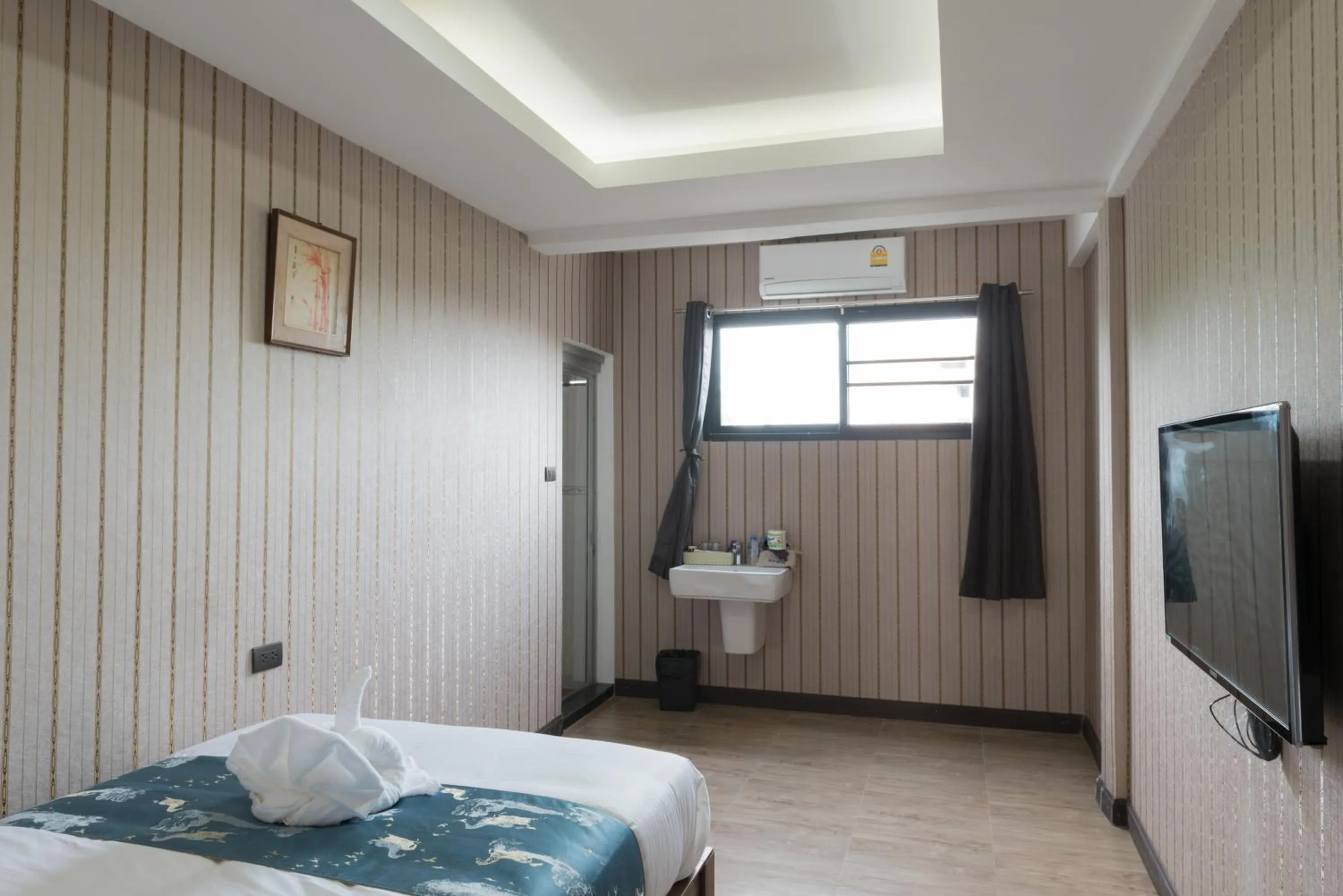 Bed in A Lanna Boutique House