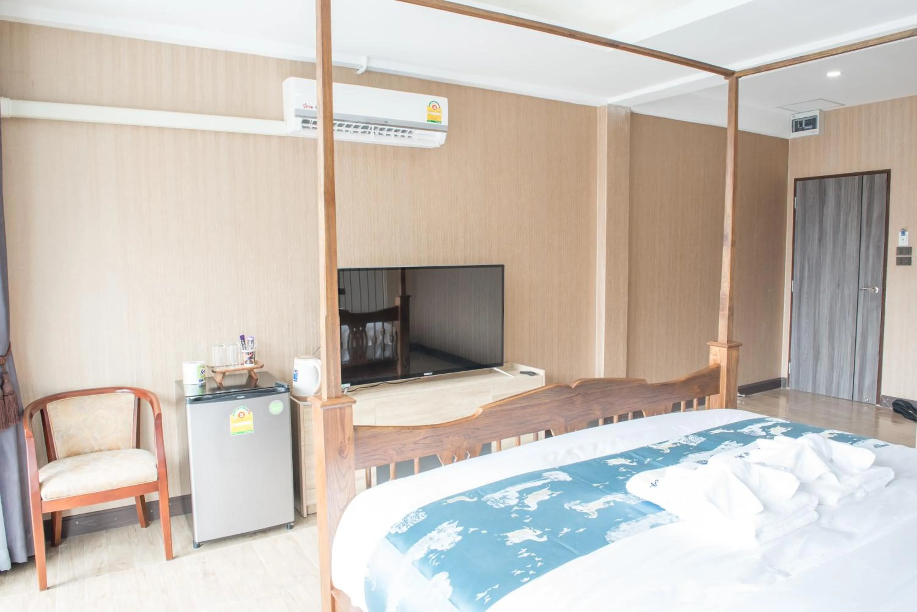 Bed in A Lanna Boutique House