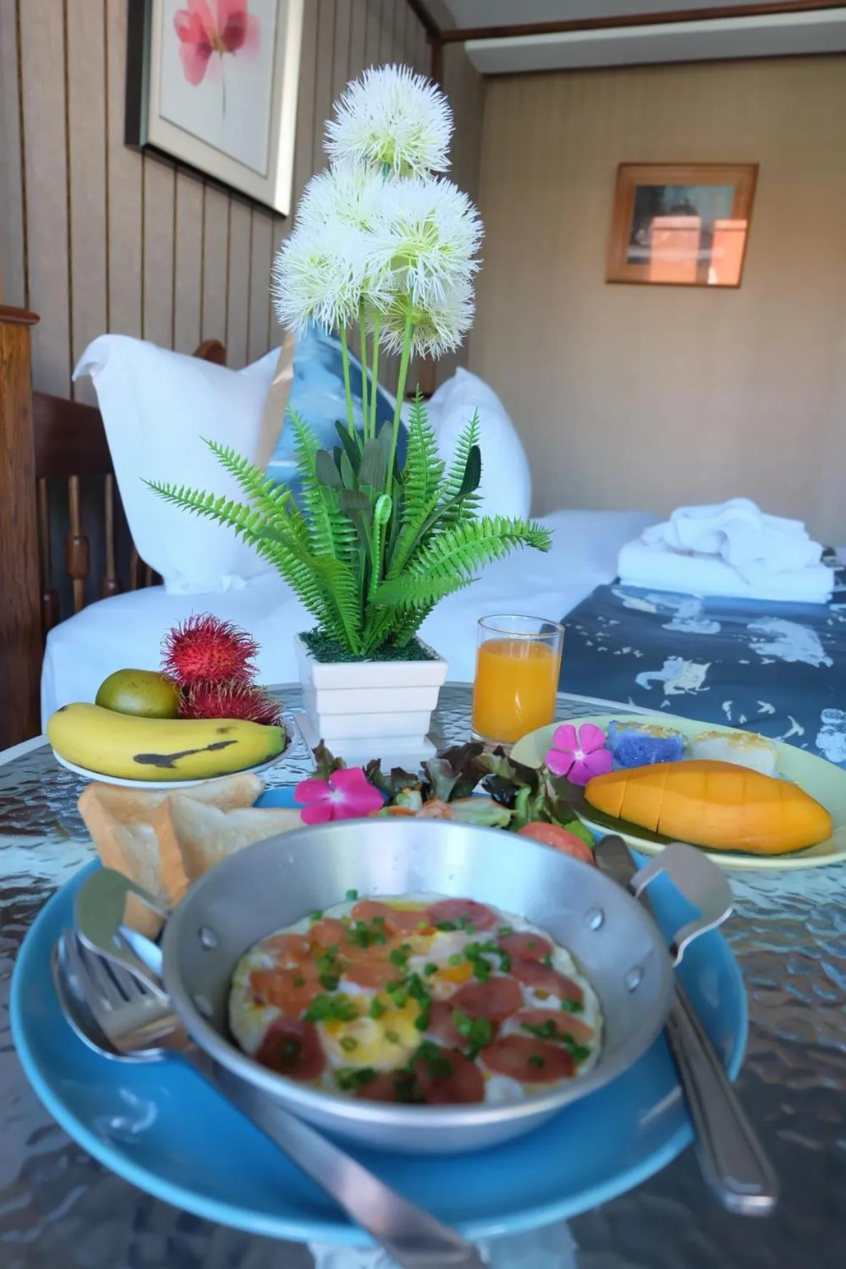 Food in A Lanna Boutique House