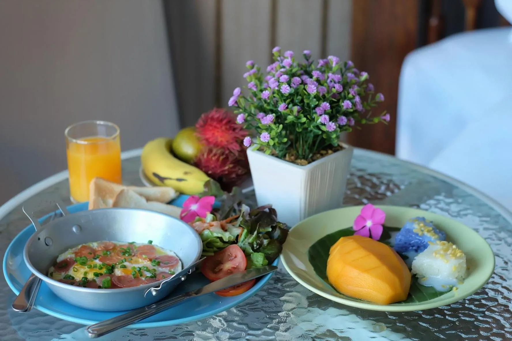 Food in A Lanna Boutique House