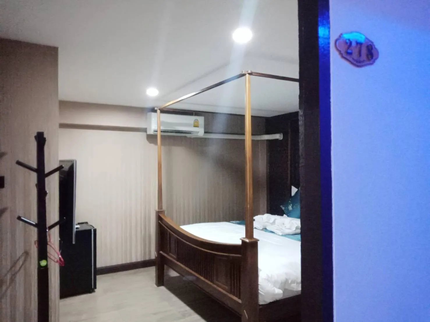 Bed in A Lanna Boutique House