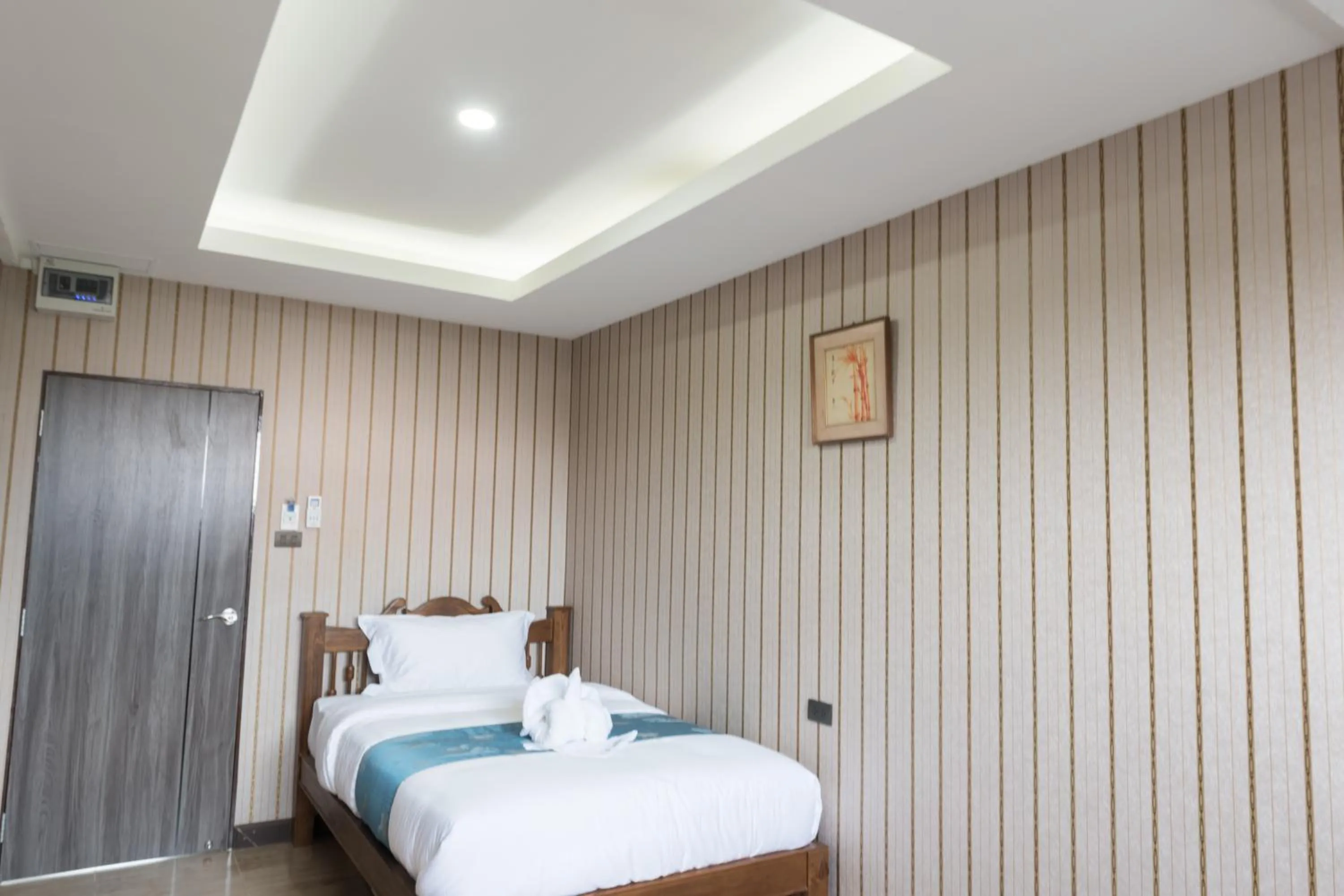 Bed in A Lanna Boutique House