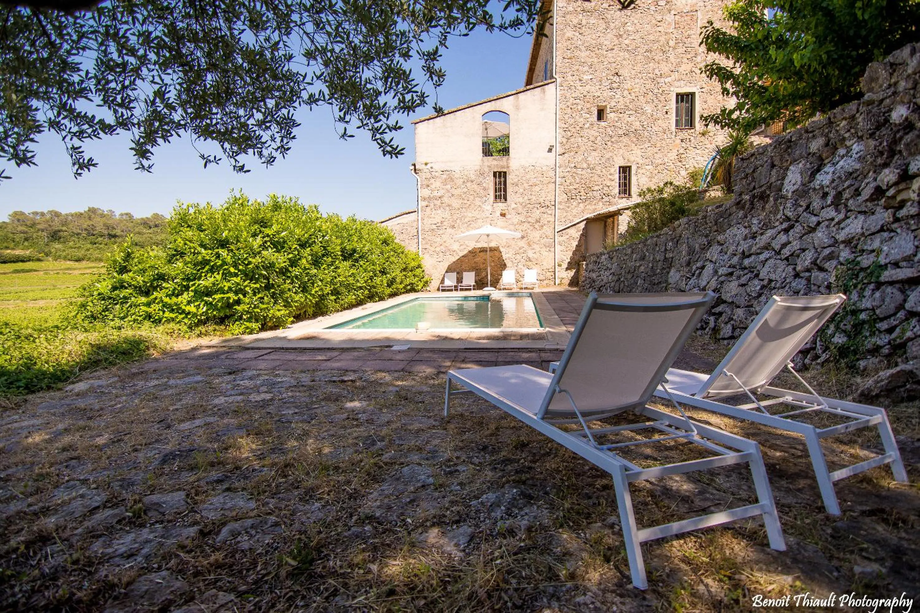 Swimming pool in Le Lodge du Domaine Saint Martin