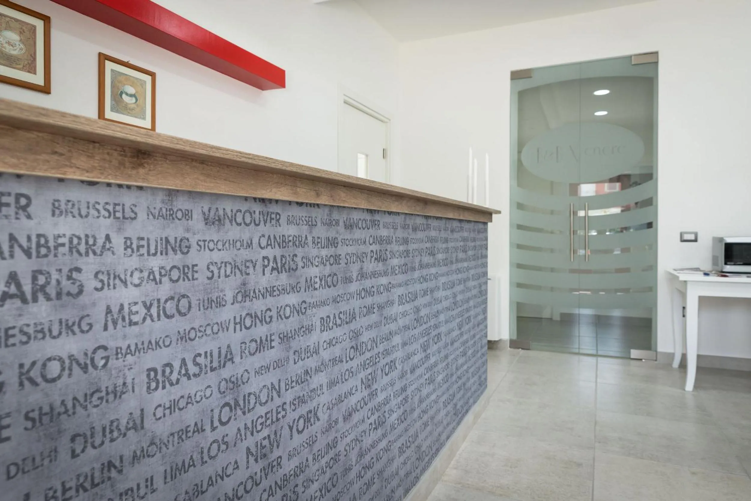 Lobby or reception in B & b Venere