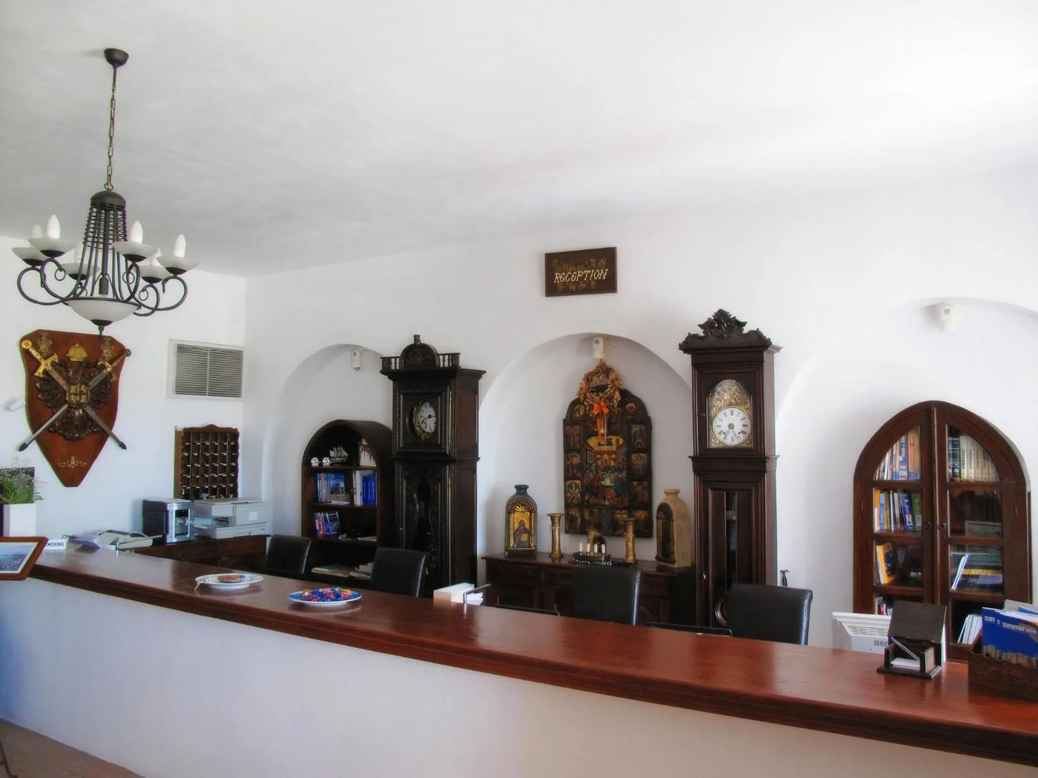 Lobby or reception in Porto Scoutari Romantic Hotel