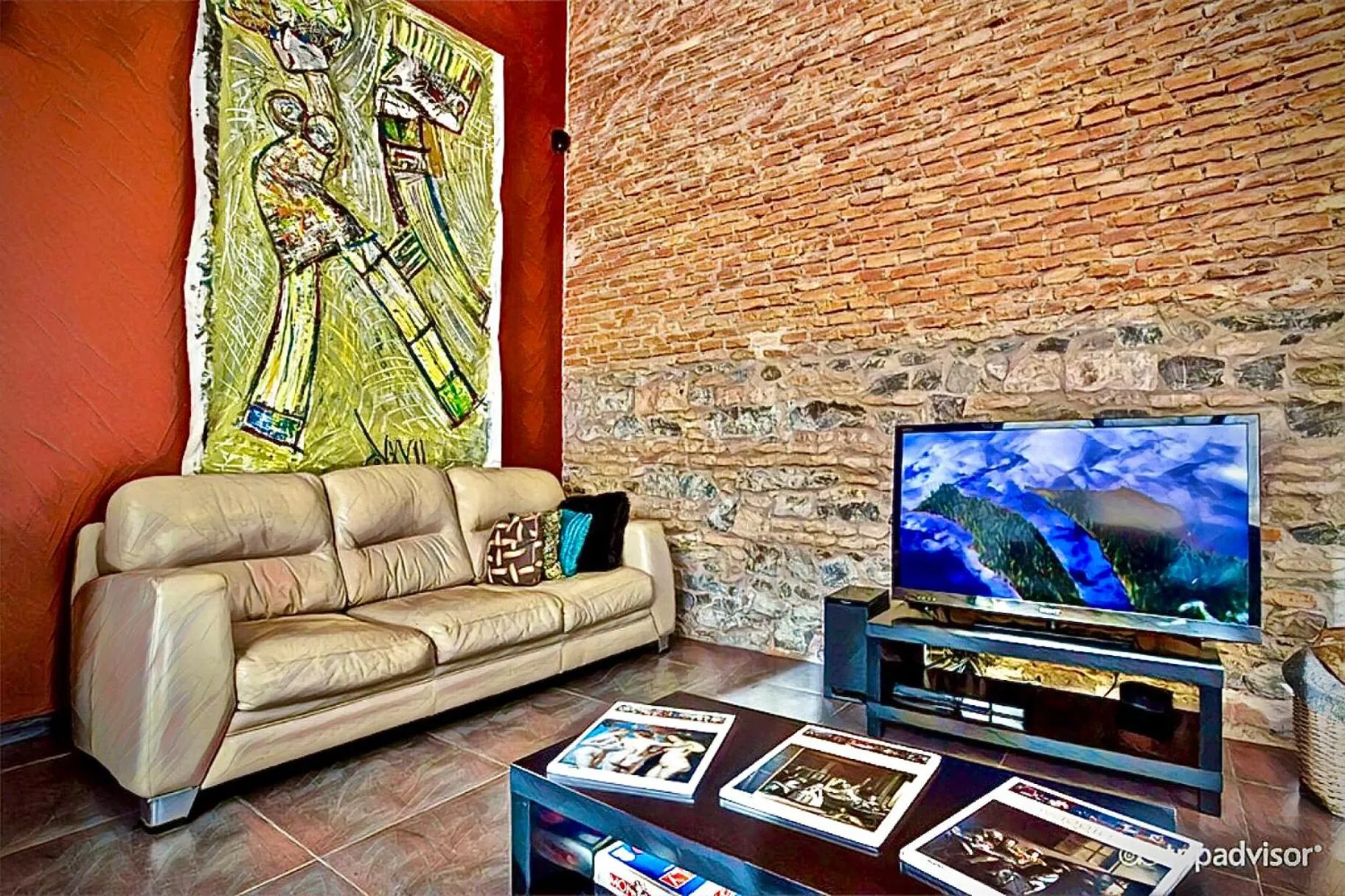 Communal lounge/ TV room in Posada Boutique Las Terrazas