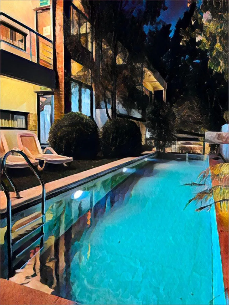 Garden view in Posada Boutique Las Terrazas