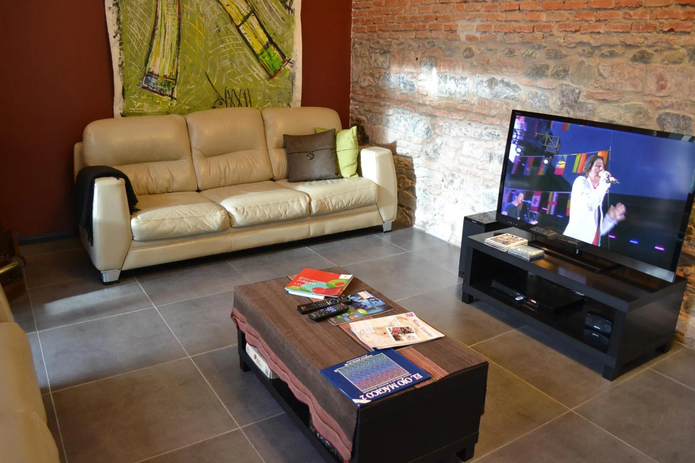 Communal lounge/ TV room in Posada Boutique Las Terrazas