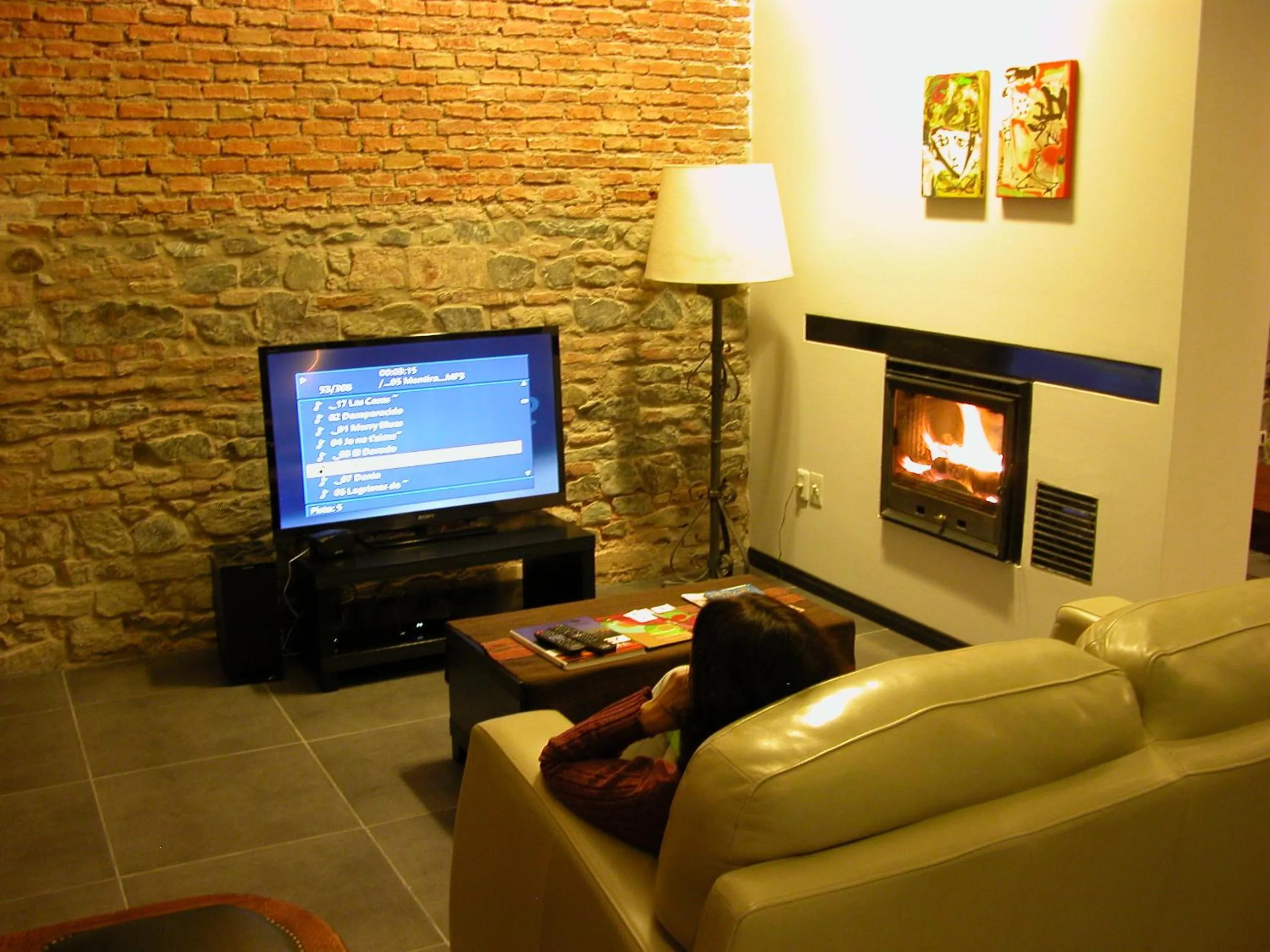 Communal lounge/ TV room in Posada Boutique Las Terrazas