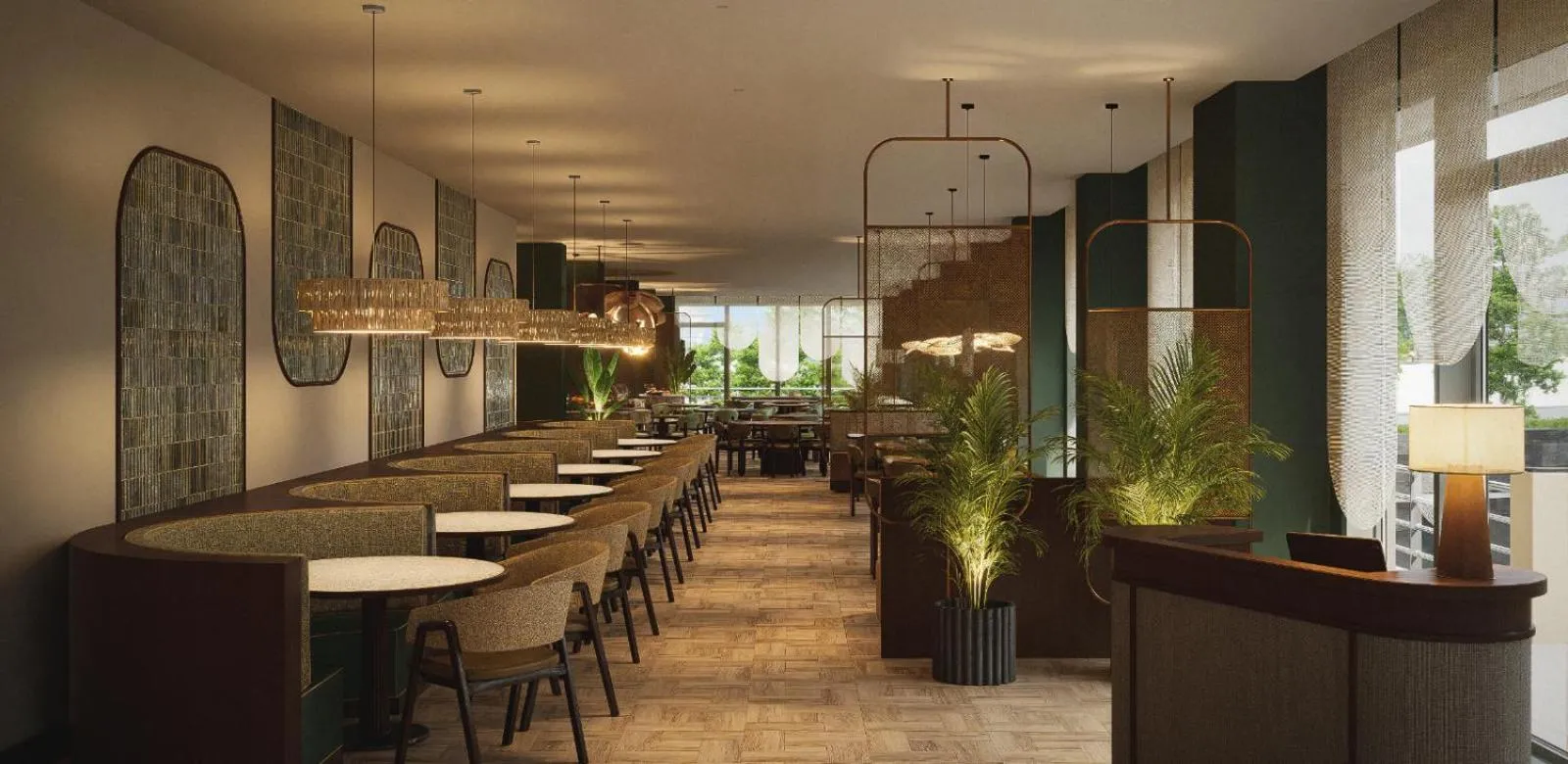 Restaurant/places to eat in Sao Miguel Park Hotel