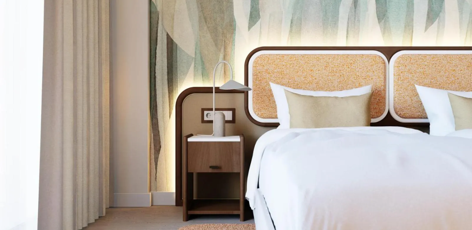 Bed in Sao Miguel Park Hotel