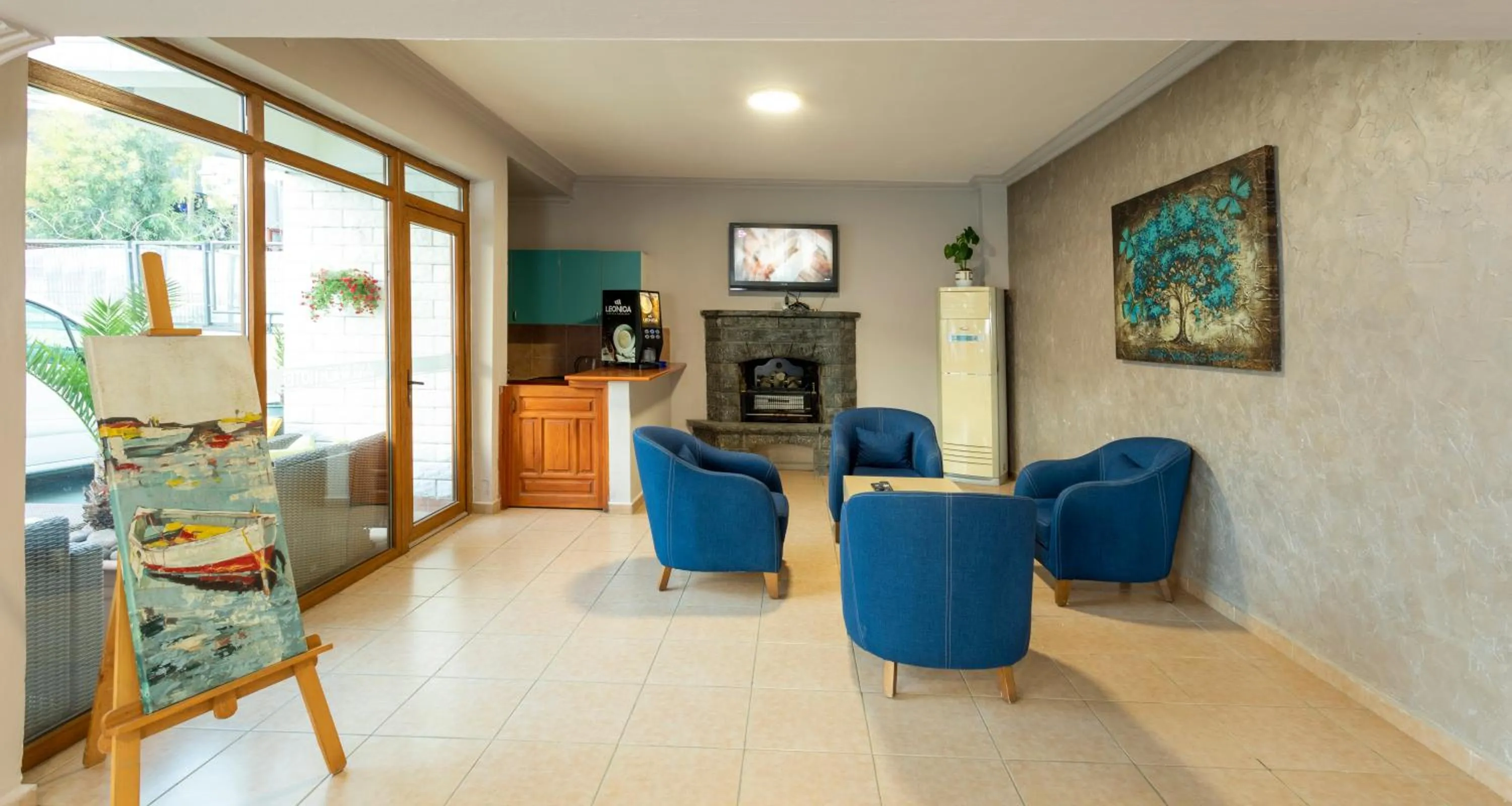 Lobby or reception in Gumbet Anil Beach