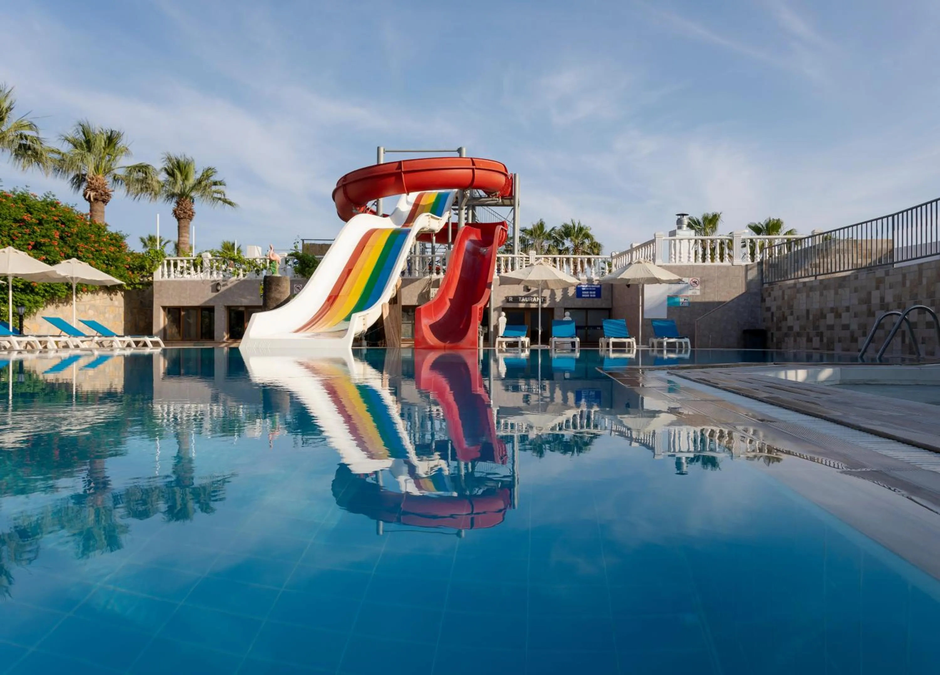 Aqua park in Gumbet Anil Beach