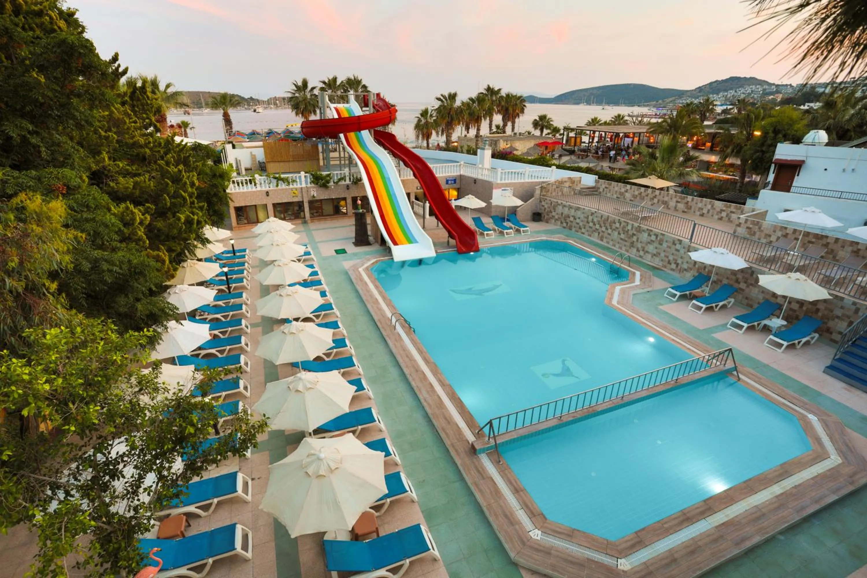 Swimming pool in Gumbet Anil Beach