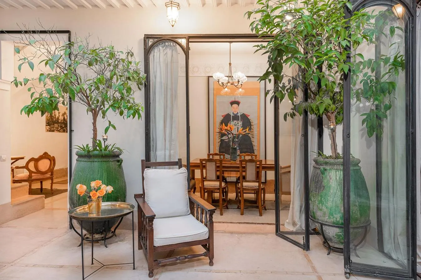 Dining area in Riad Le J