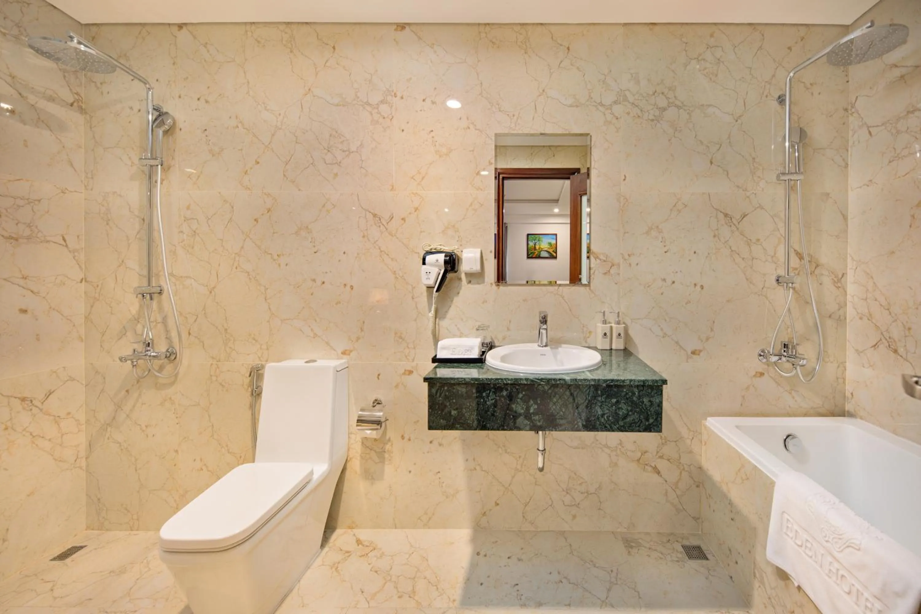 Bathroom in Eden Ocean View Hotel Da Nang