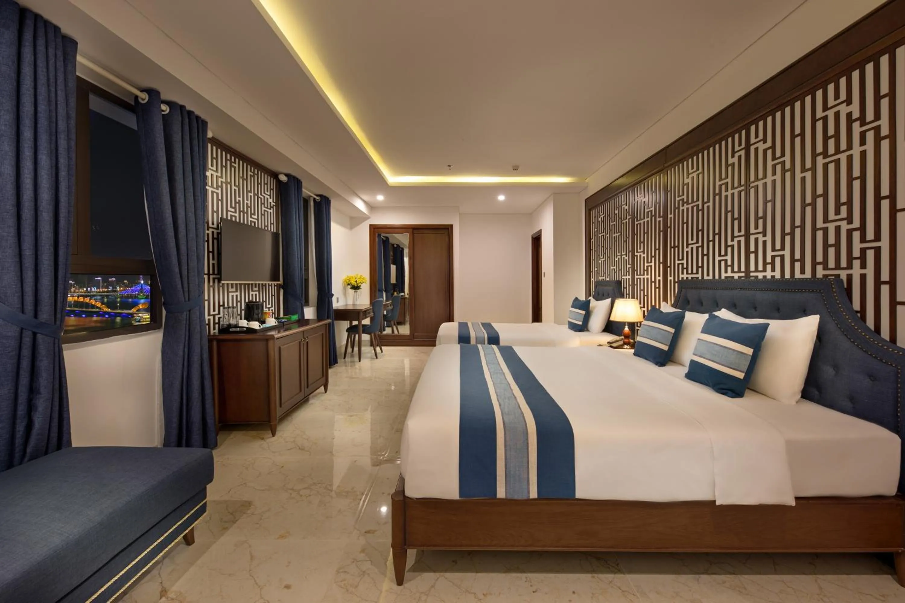 Photo of the whole room, Bed in Eden Ocean View Hotel Da Nang