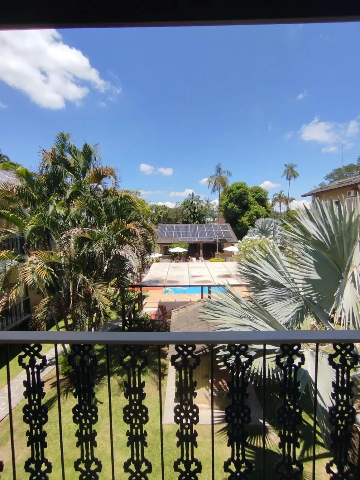 Garden view in Hotel Rio Penedo