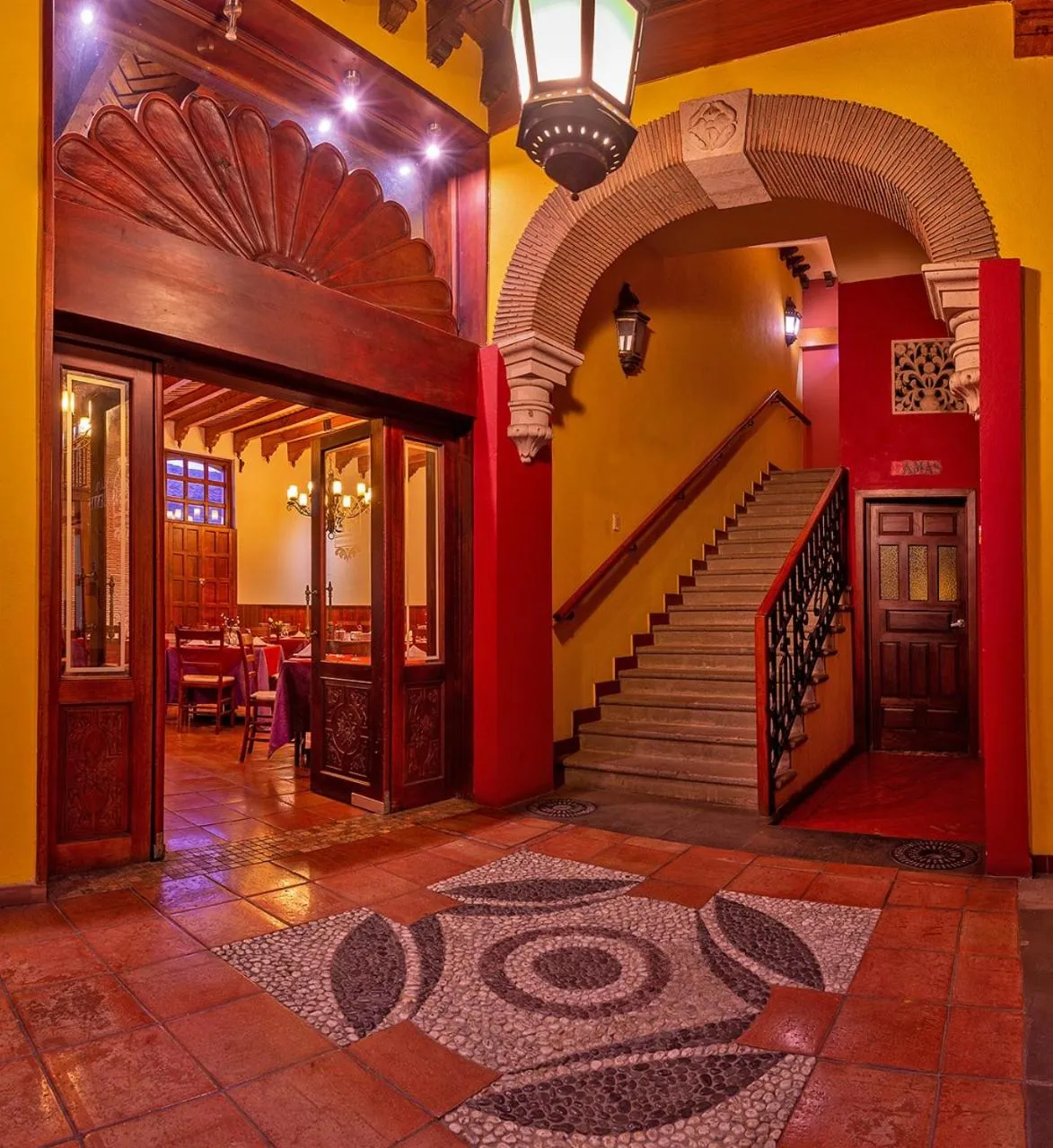 Lobby or reception in Hotel la Parroquia