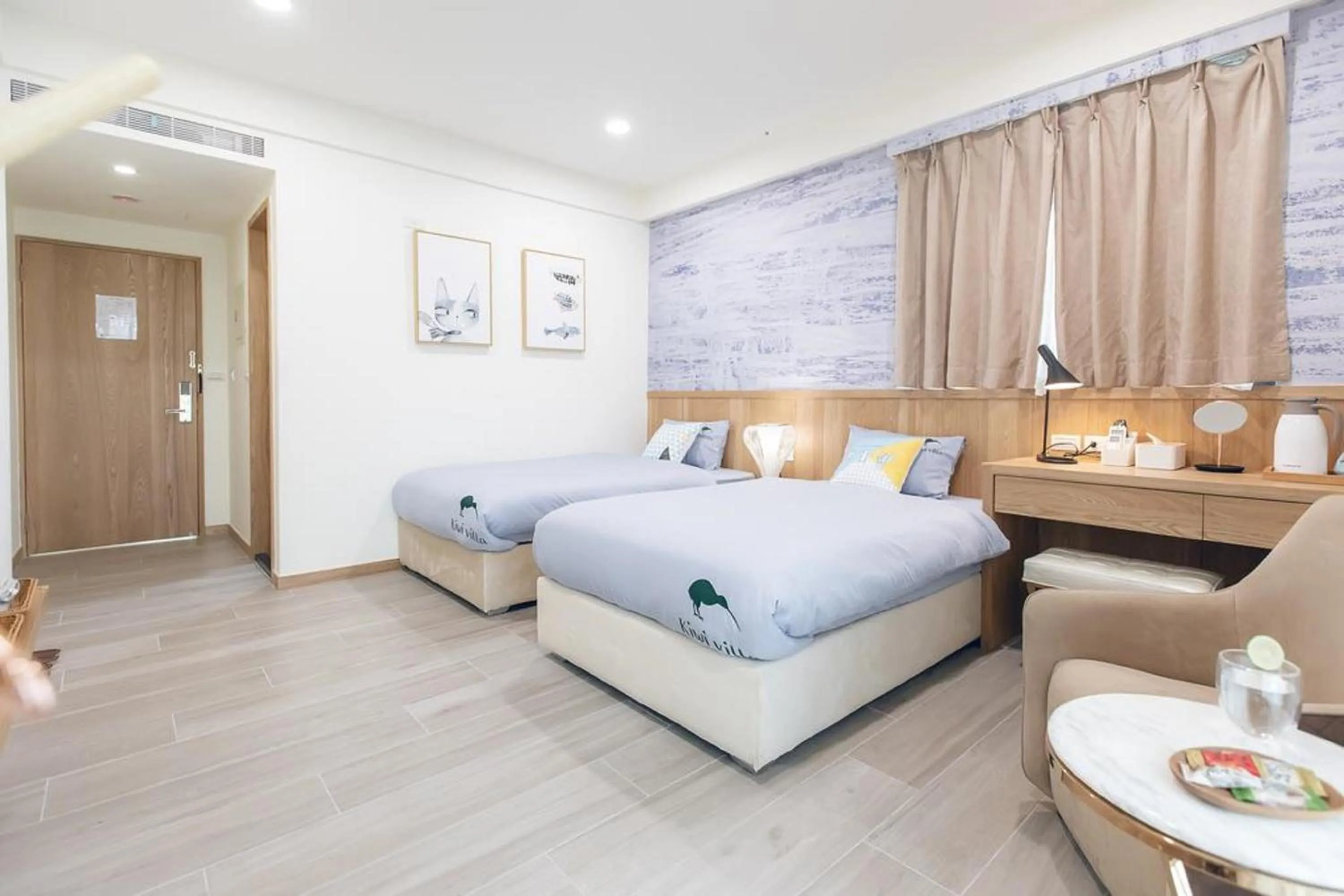 Decorative detail, Bed in Kiwi Villa