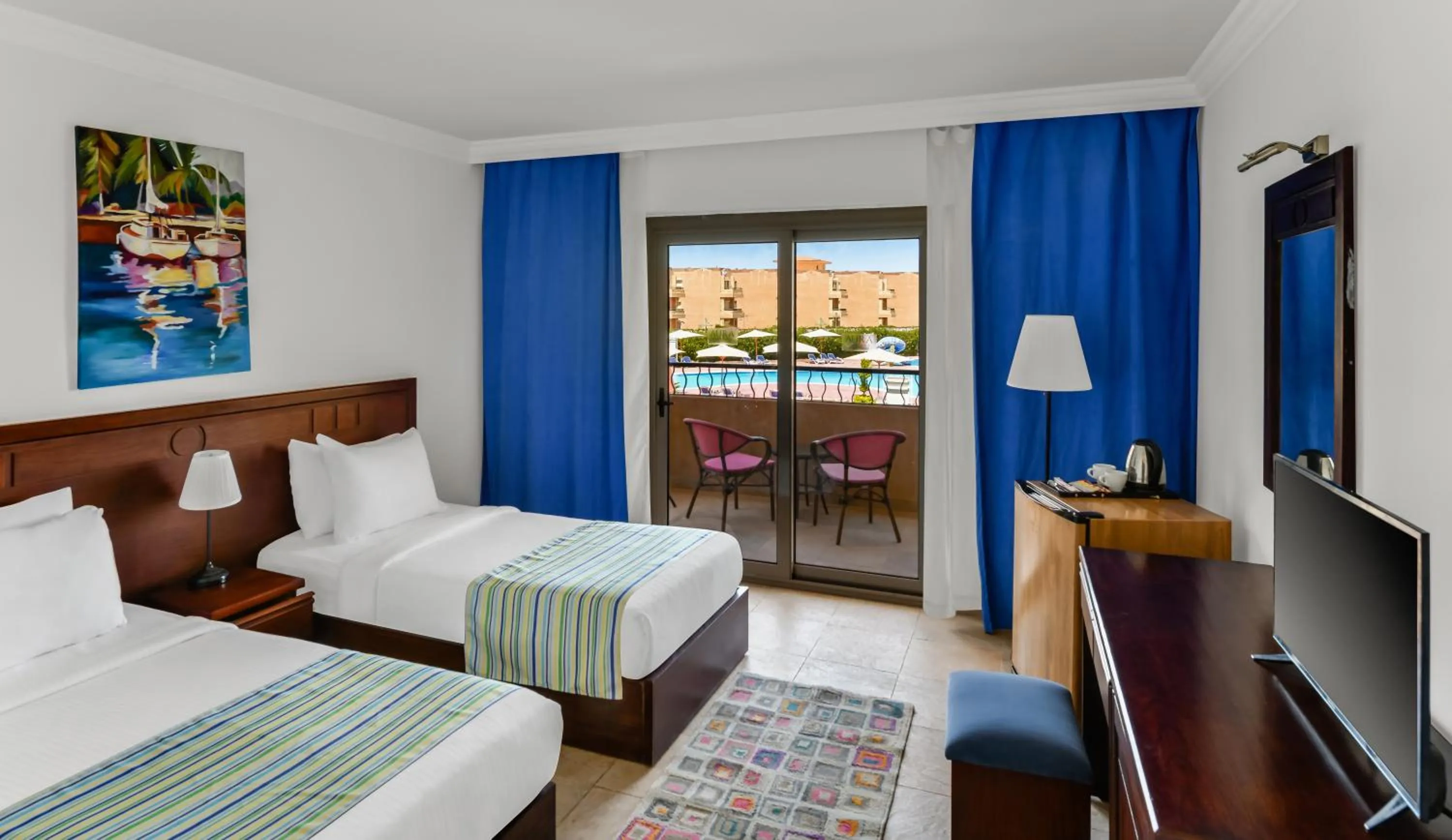 Bed in Aura Resort Sidi Abd El Rahman El Alamein