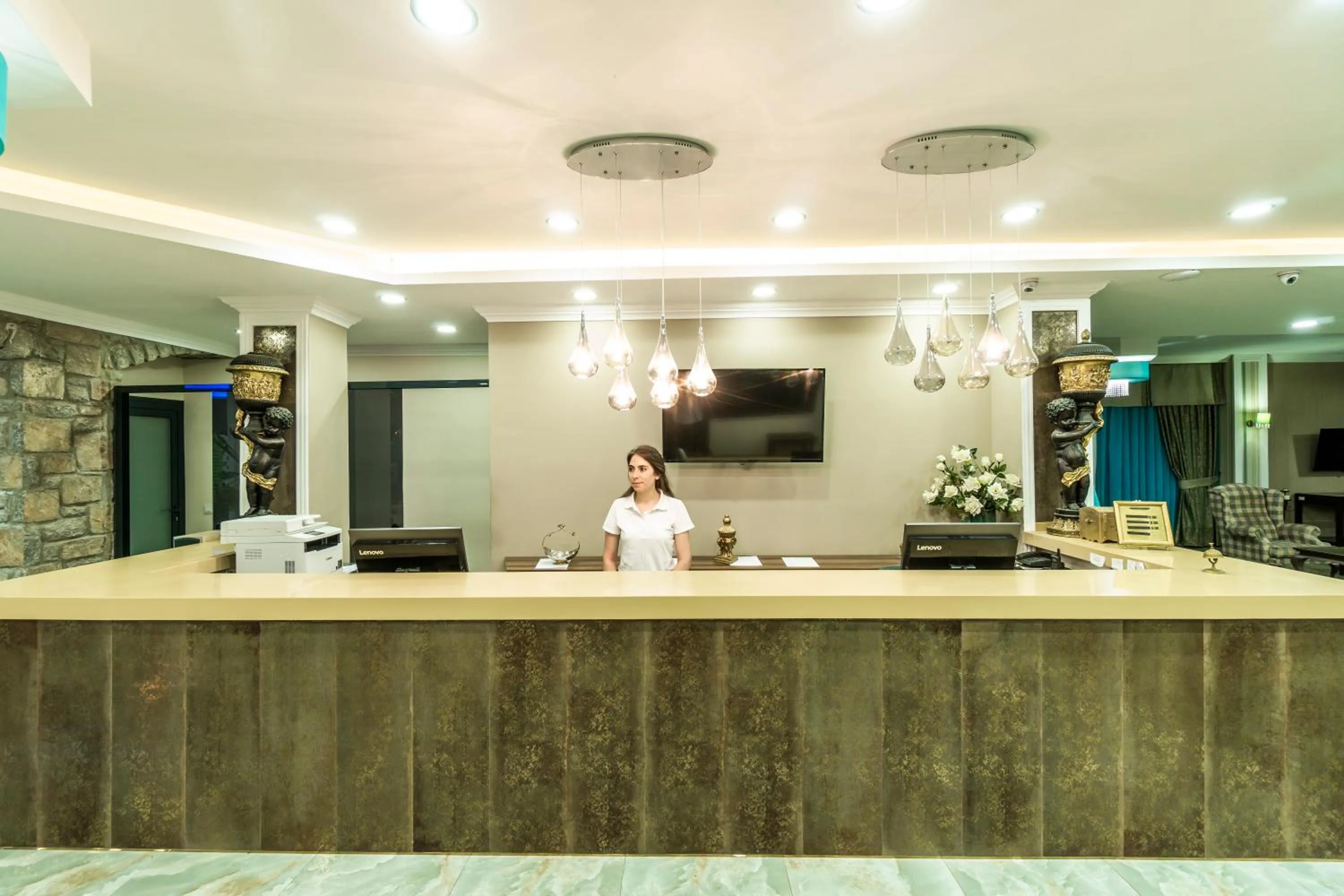 Lobby or reception in Ayaz Aqua Beach Hotel