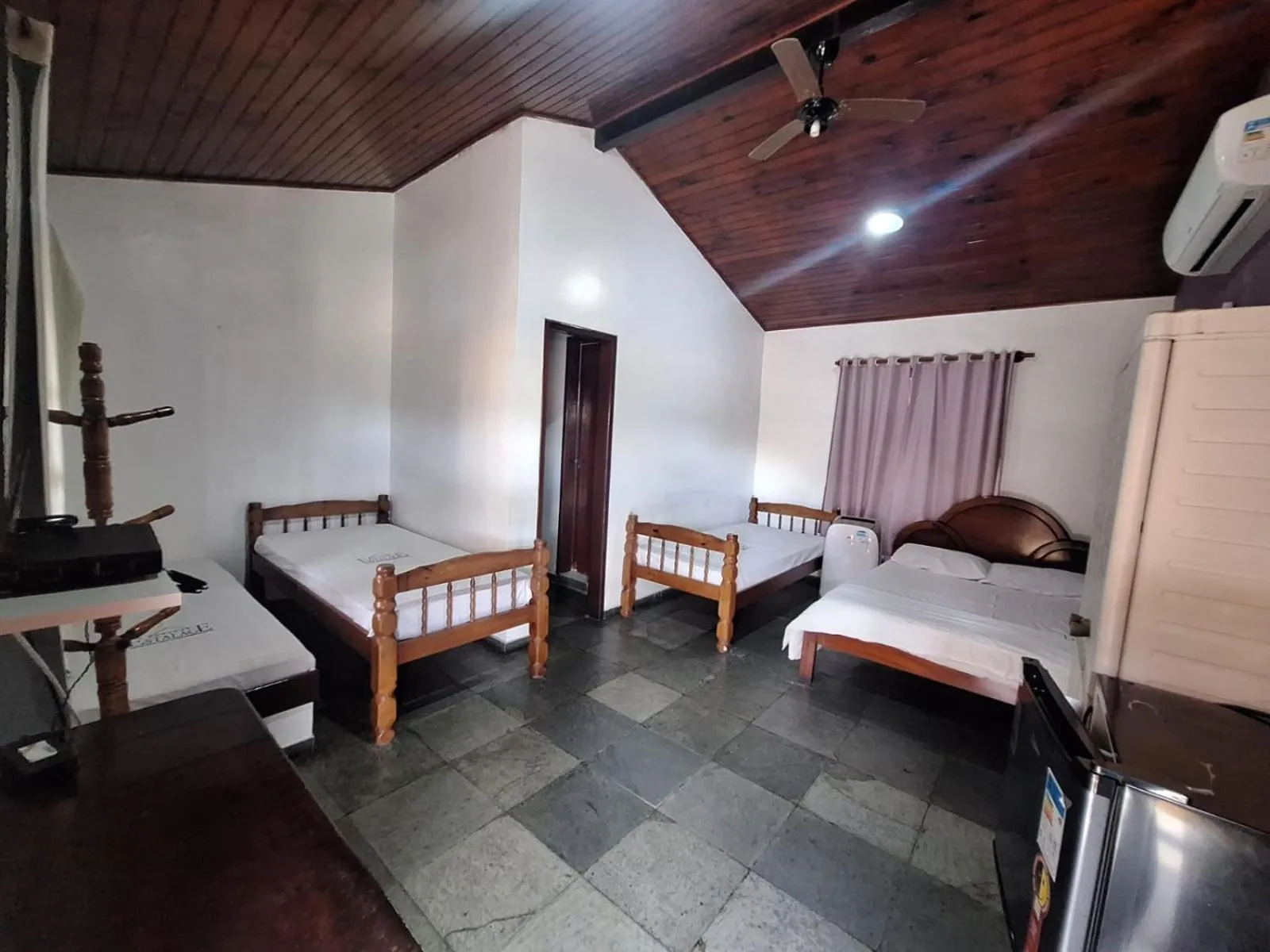 Bed in Pousada Estalage