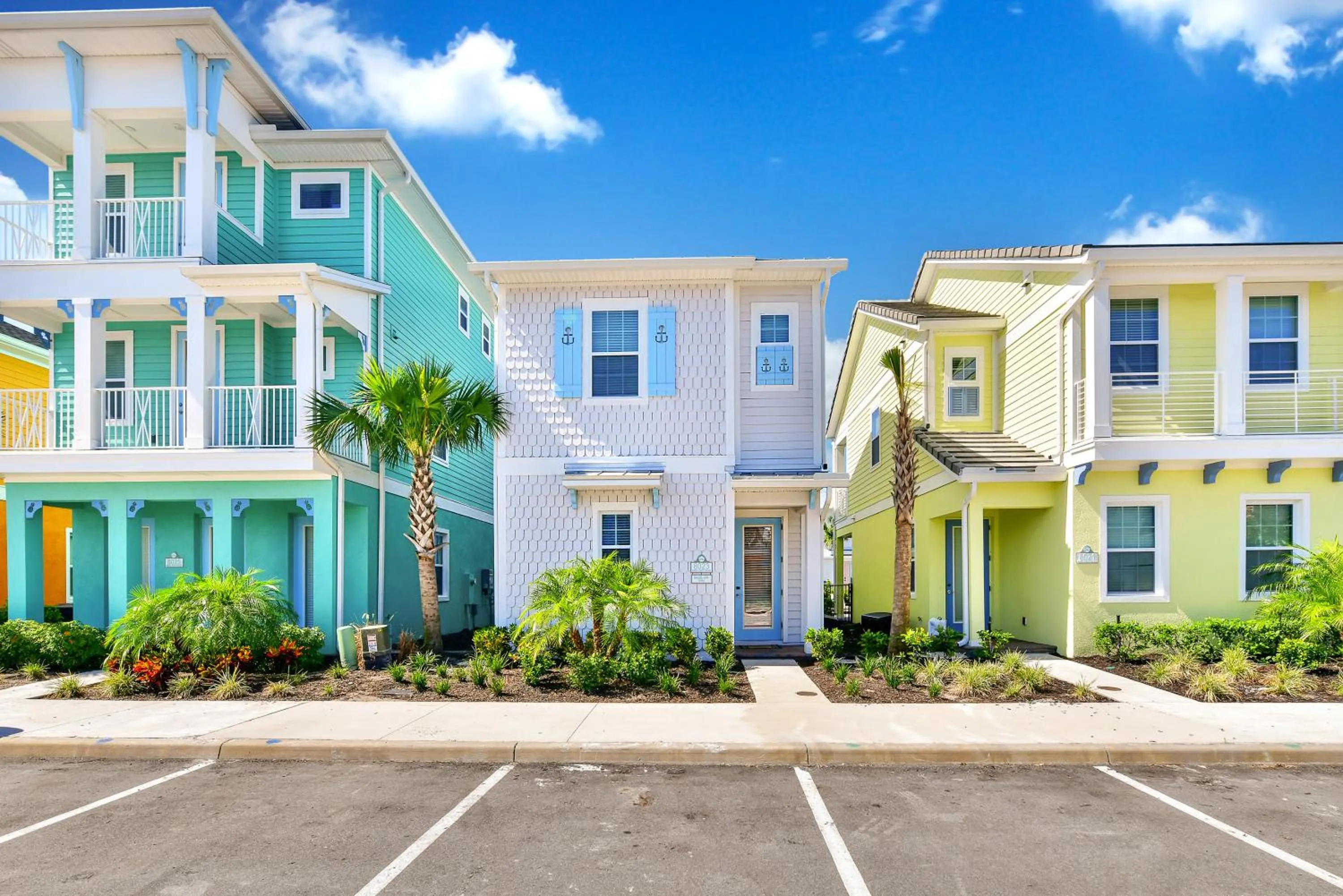 Property building in Margaritaville Cottages Orlando by Rentyl with H2O Waterpark