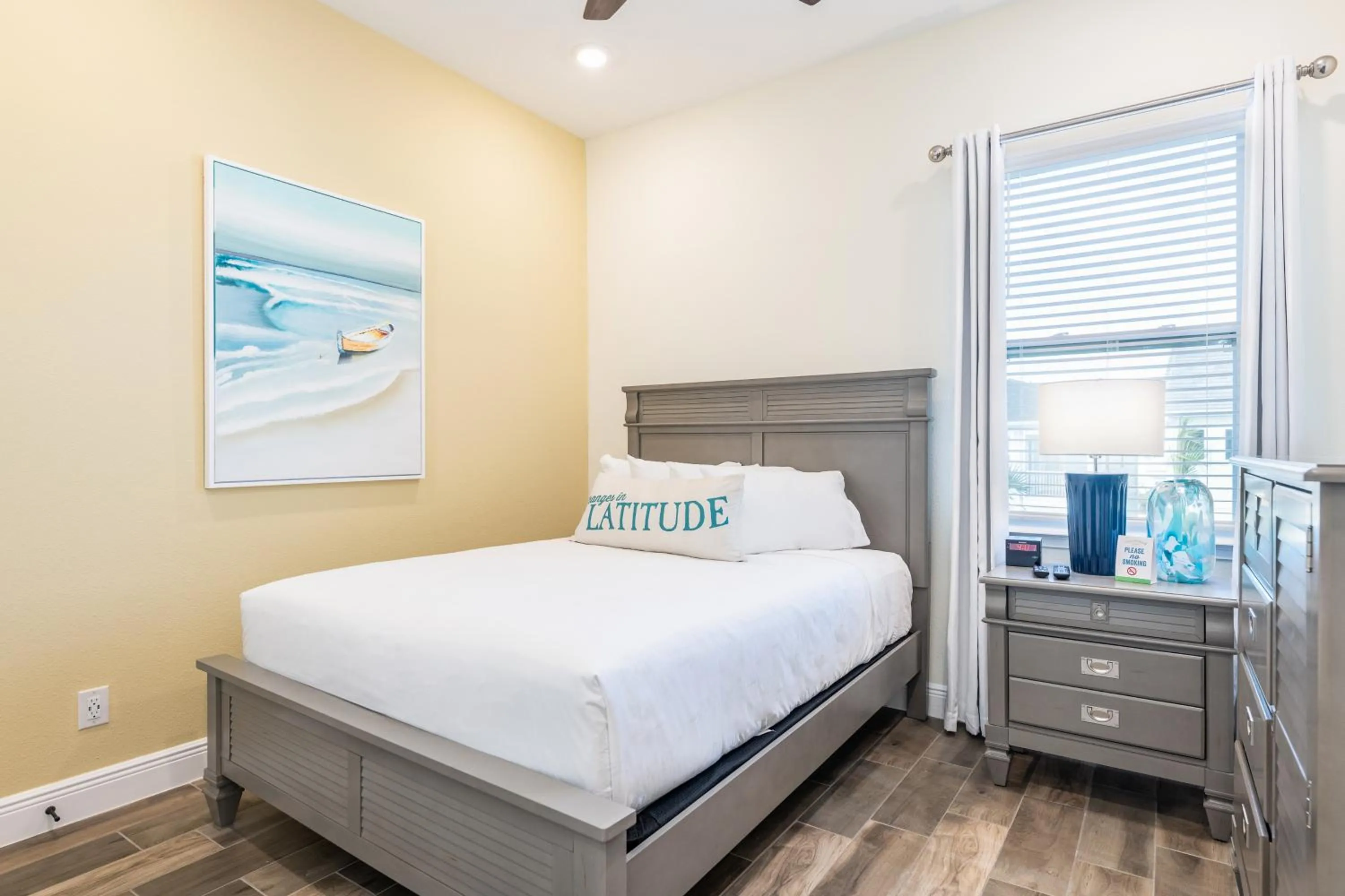 Bedroom, Bed in Margaritaville Cottages Orlando by Rentyl with H2O Waterpark