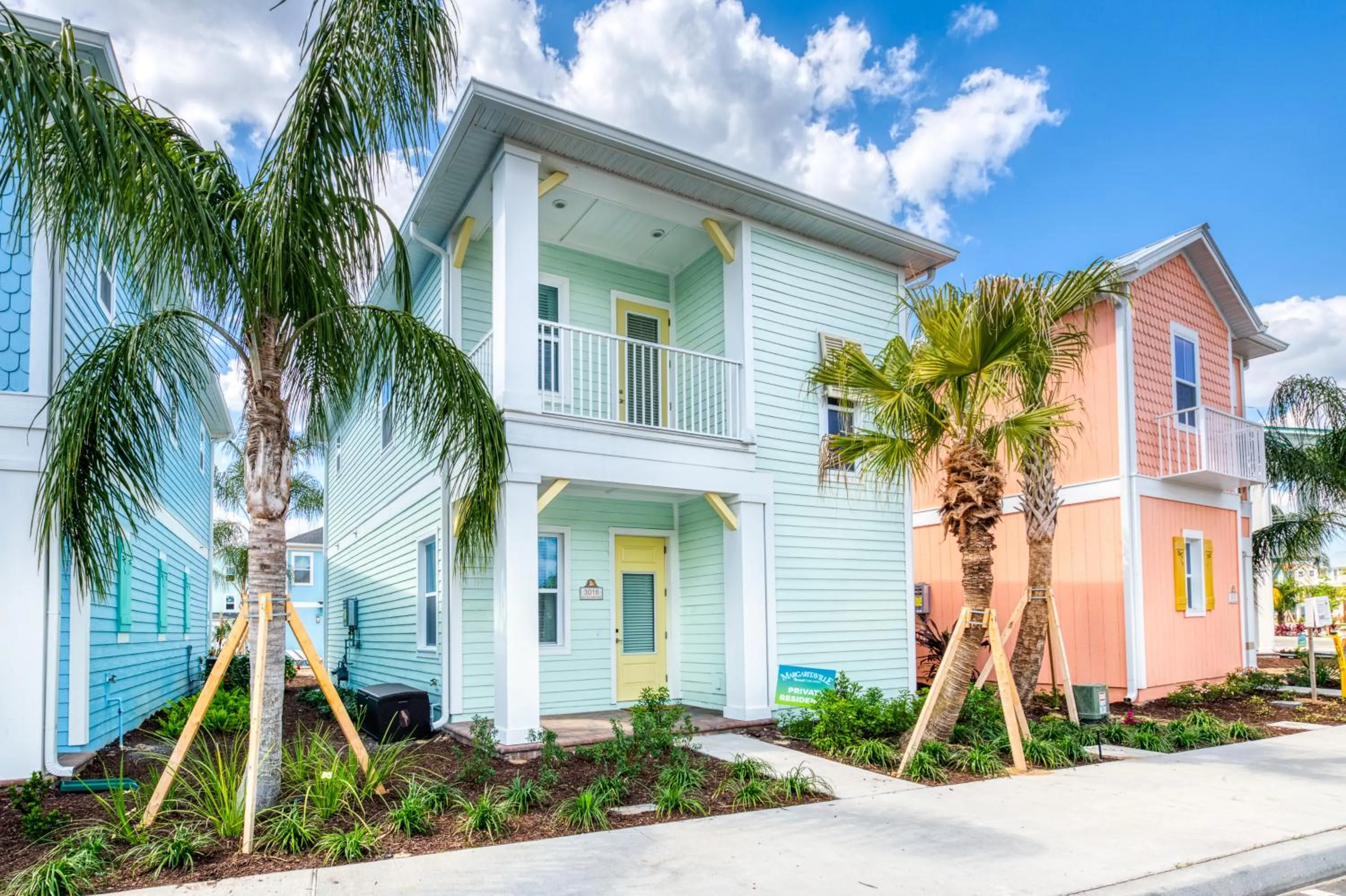 Property building in Margaritaville Cottages Orlando by Rentyl with H2O Waterpark