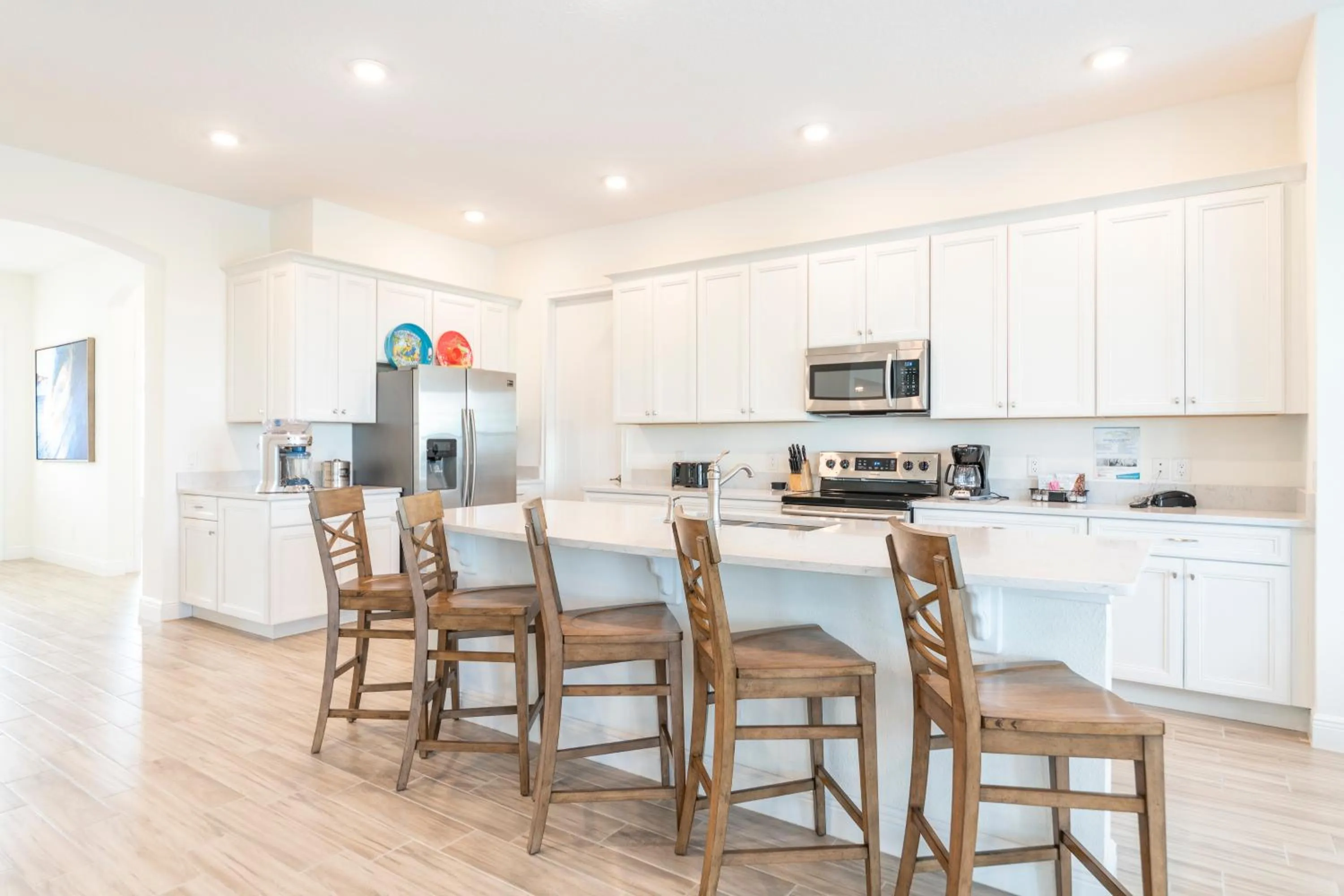 Kitchen or kitchenette in Margaritaville Cottages Orlando by Rentyl with H2O Waterpark