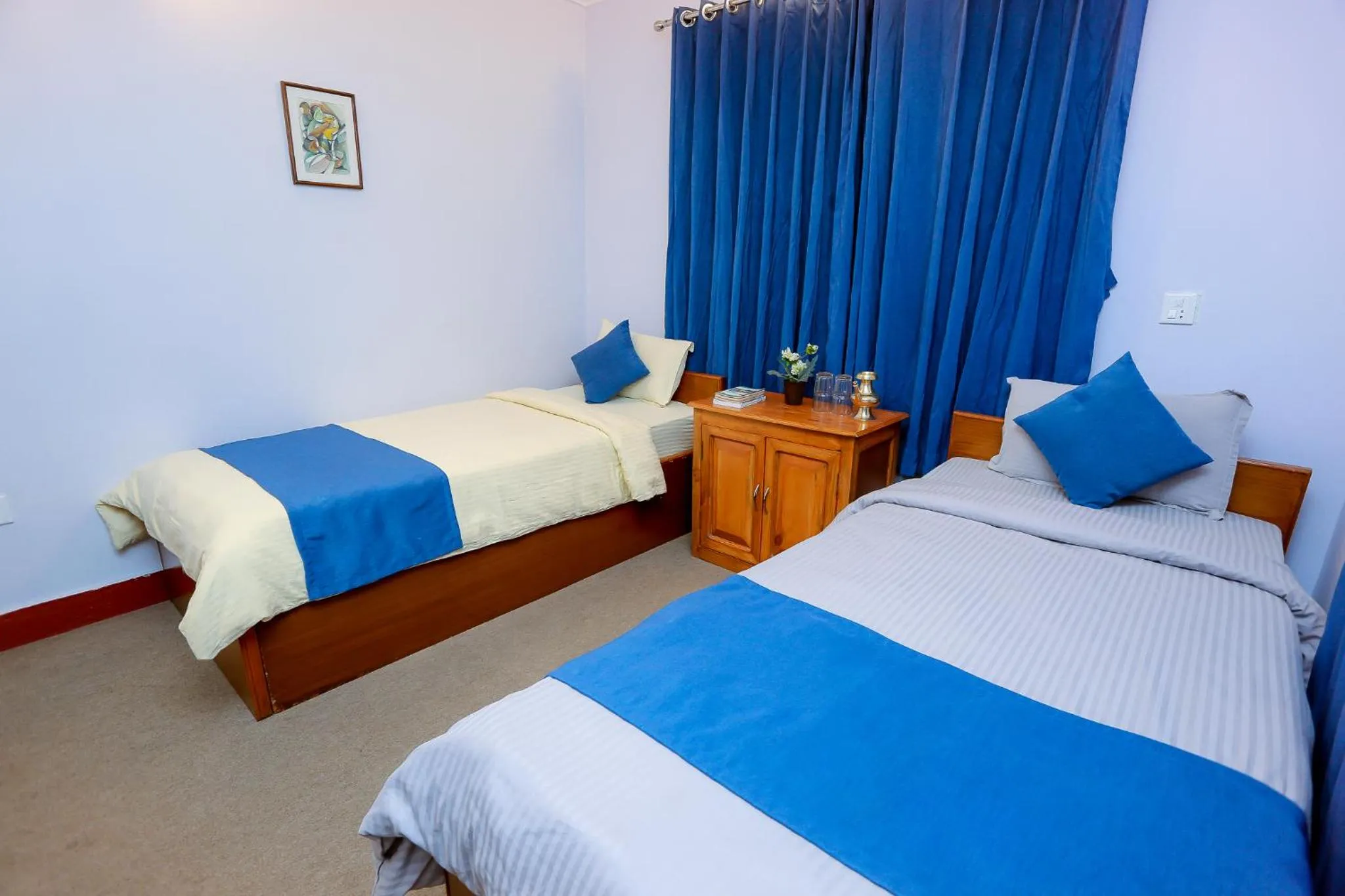 Standard Twin Room in Gaurishankar Backpackers hostel