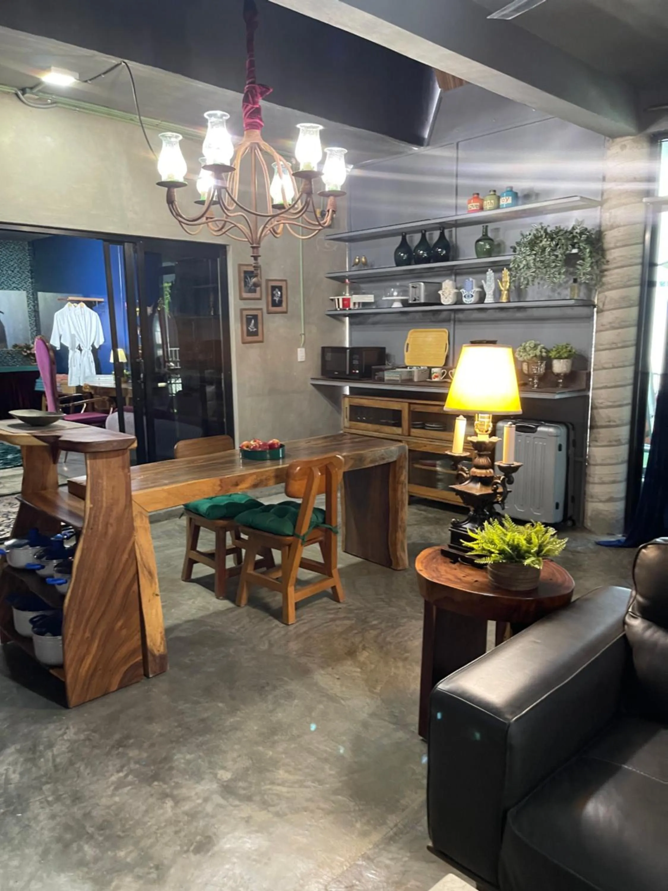 Dining area in Casa Conicarit