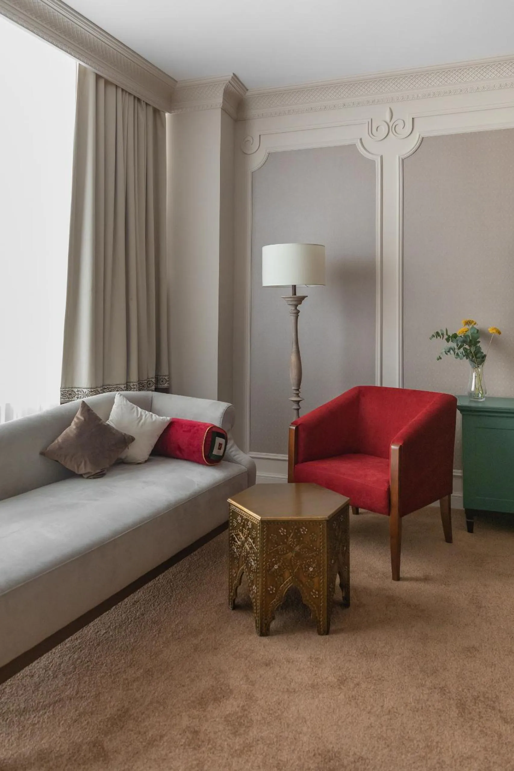 Bed in Jumbaktas Astana Hotel