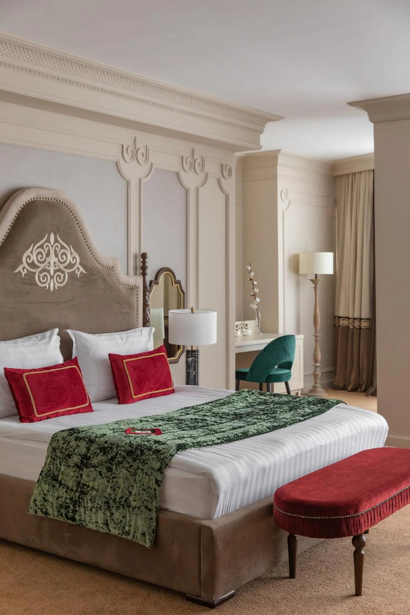 Bed in Jumbaktas Astana Hotel