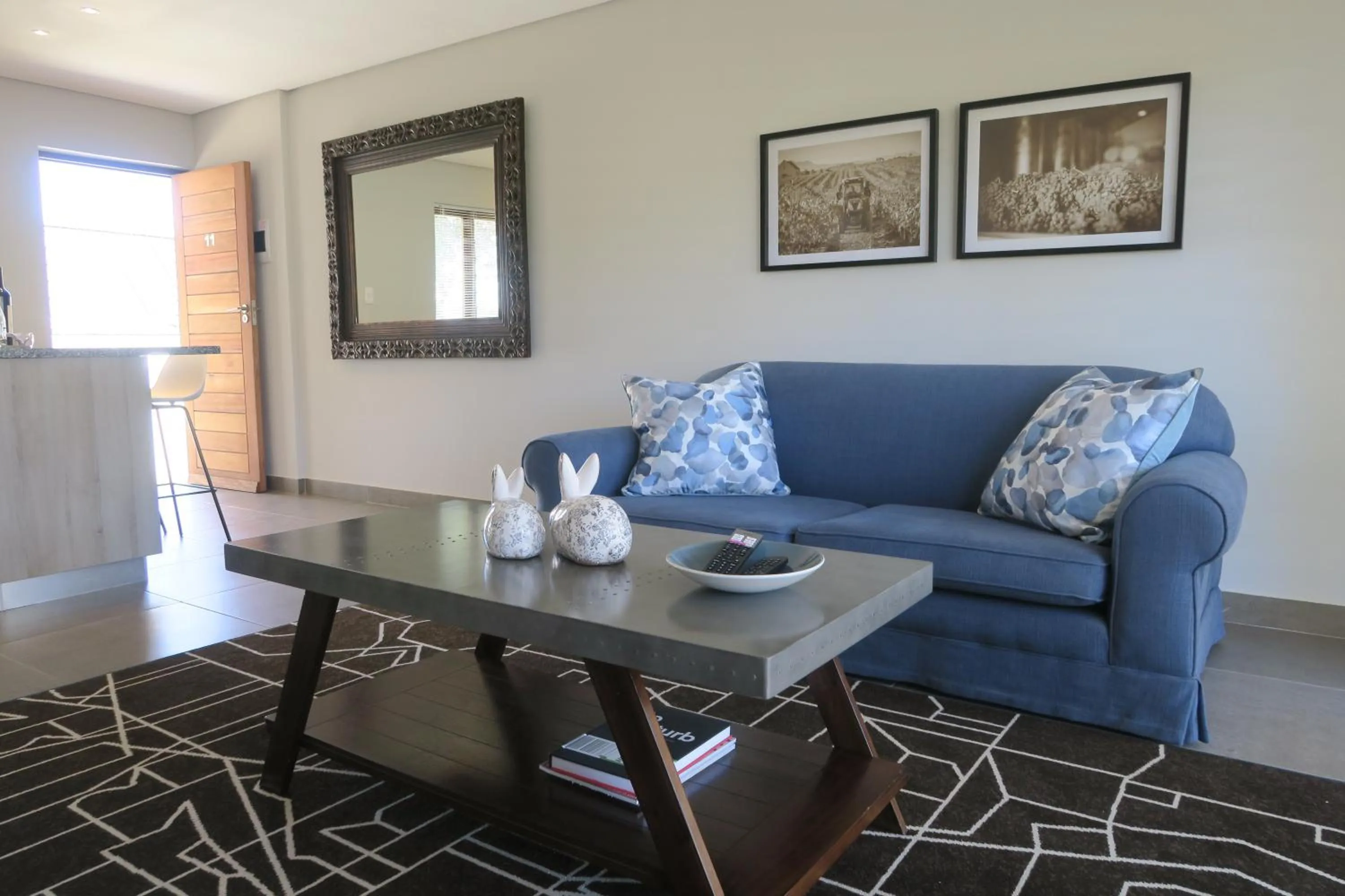 Seating area in Meerendal Boutique Hotel