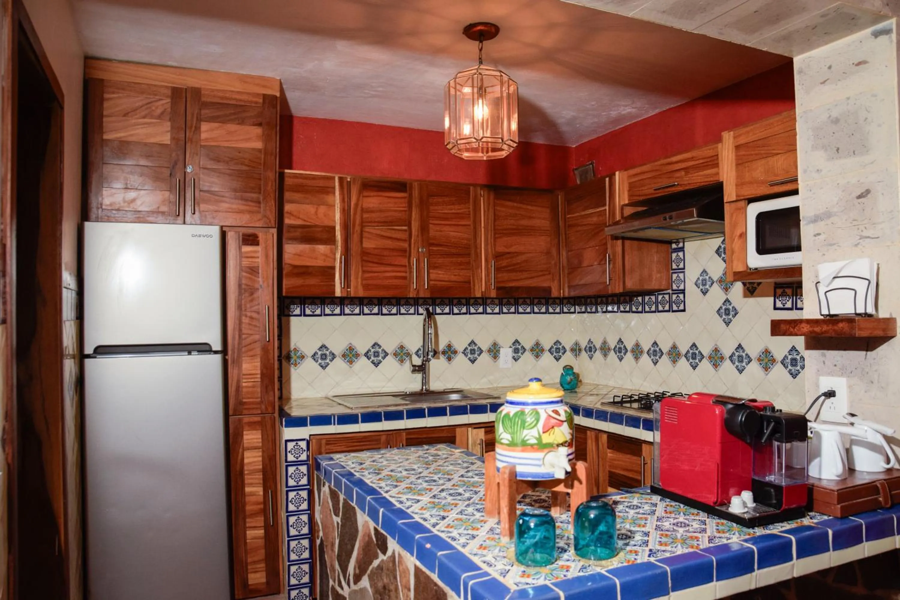 Kitchen or kitchenette in Casa Miura Hotel Boutique