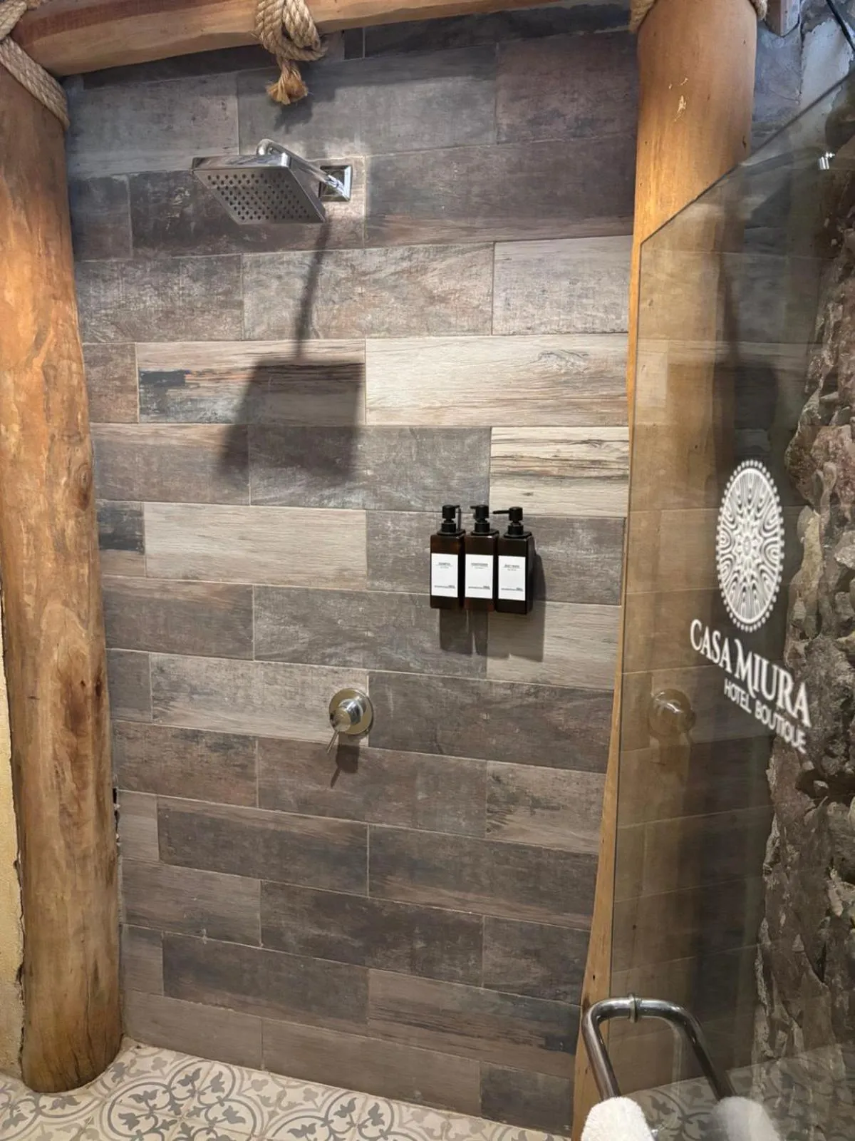 Shower in Casa Miura Hotel Boutique