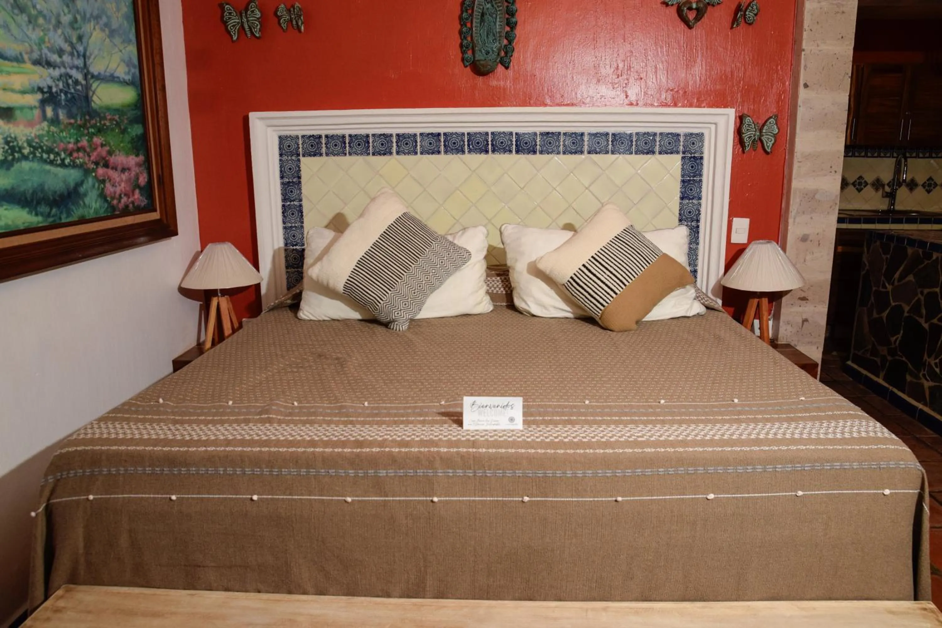 Bed in Casa Miura Hotel Boutique