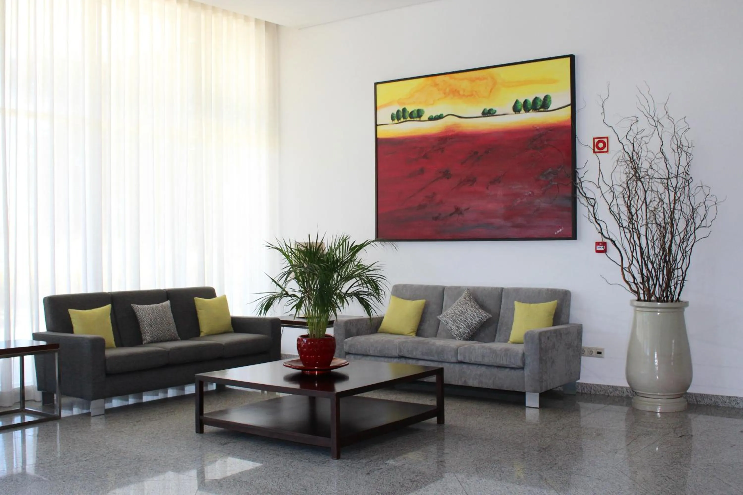 Lobby or reception in BejaParque Hotel