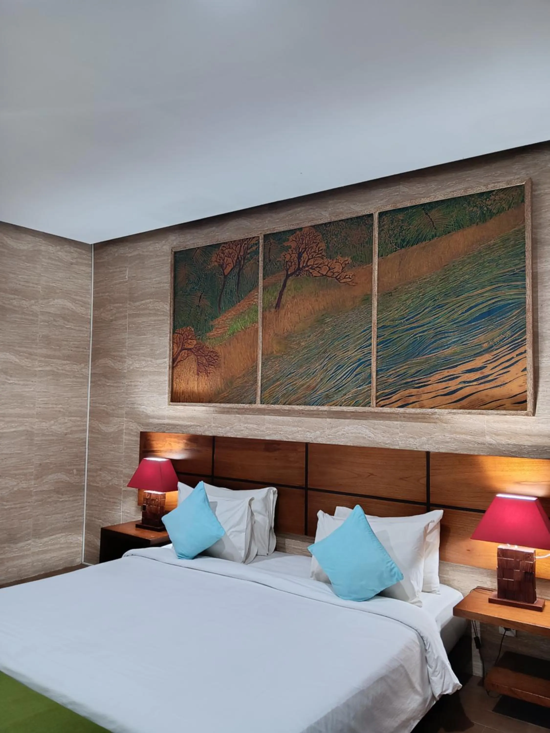 Bed in The Green Zhurga Suite Seminyak