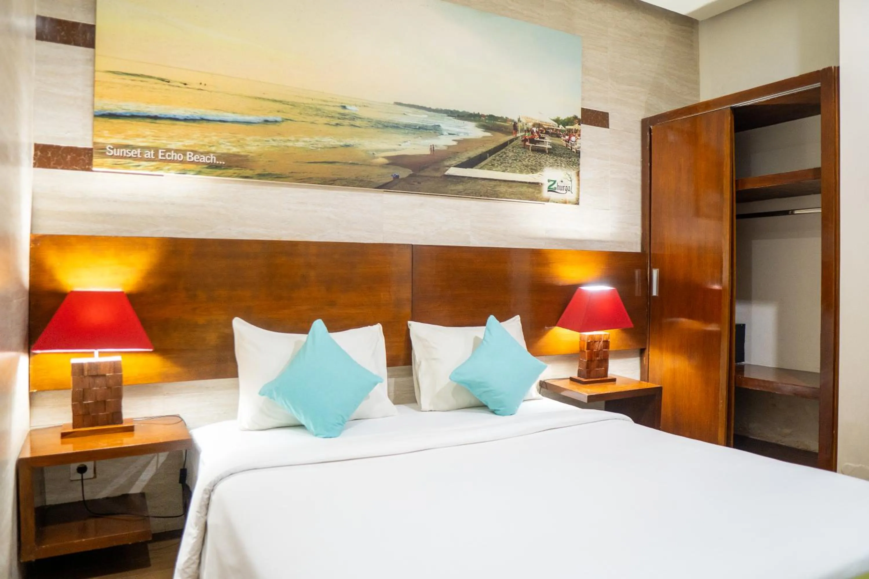 Bed in The Green Zhurga Suite Seminyak