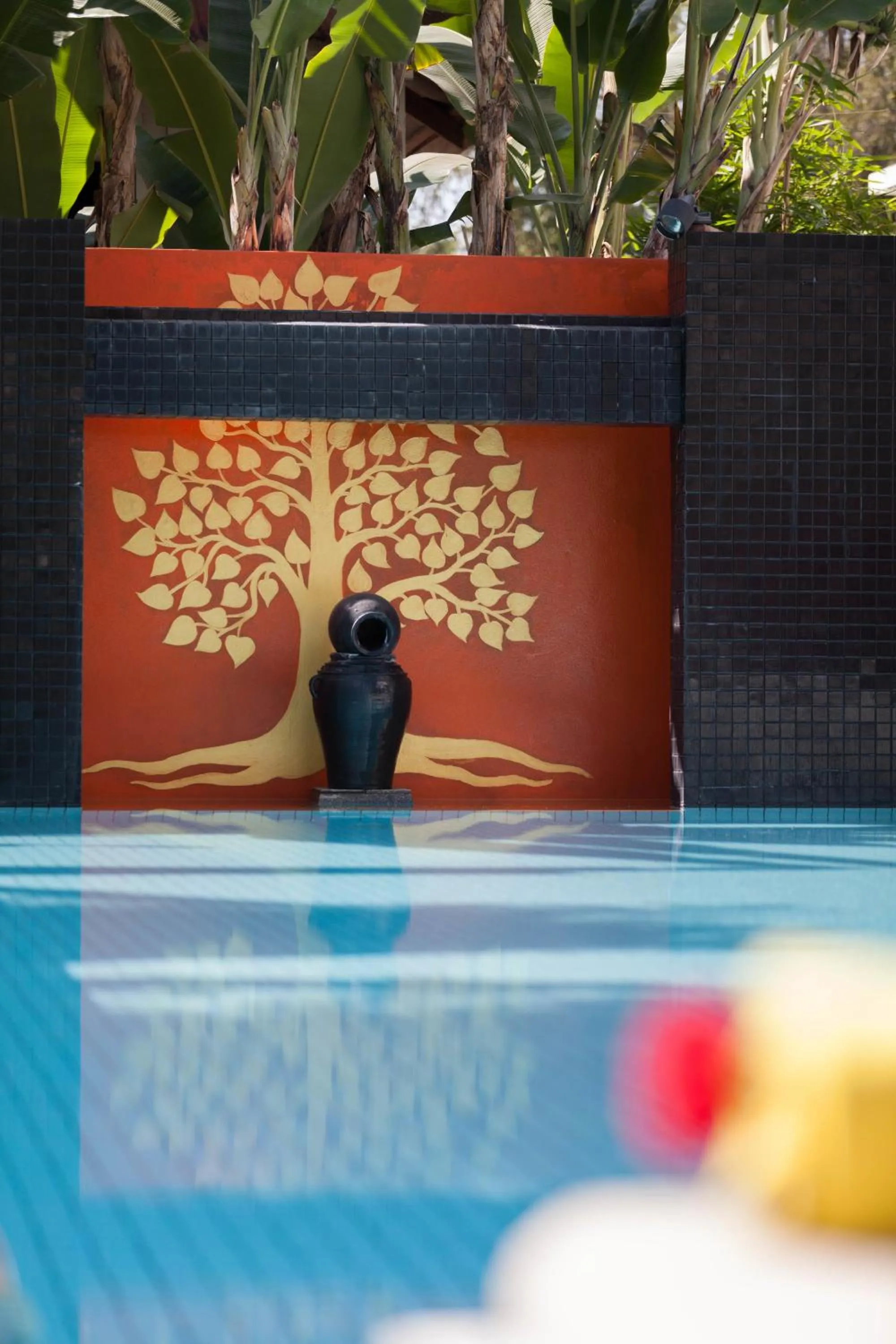 Swimming pool in Homm Souvannaphoum Luang Prabang, part of Banyan Group