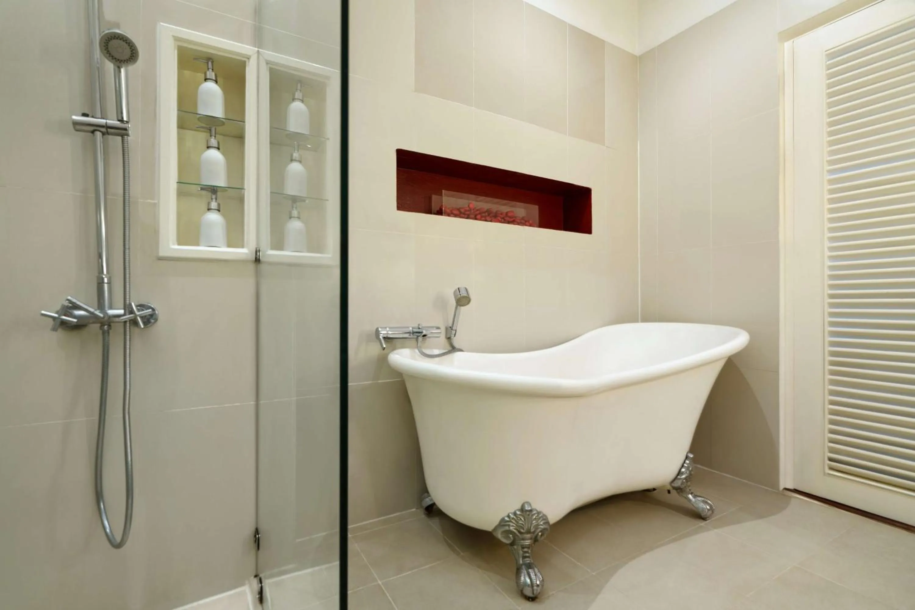 Bathroom in Homm Souvannaphoum Luang Prabang, part of Banyan Group