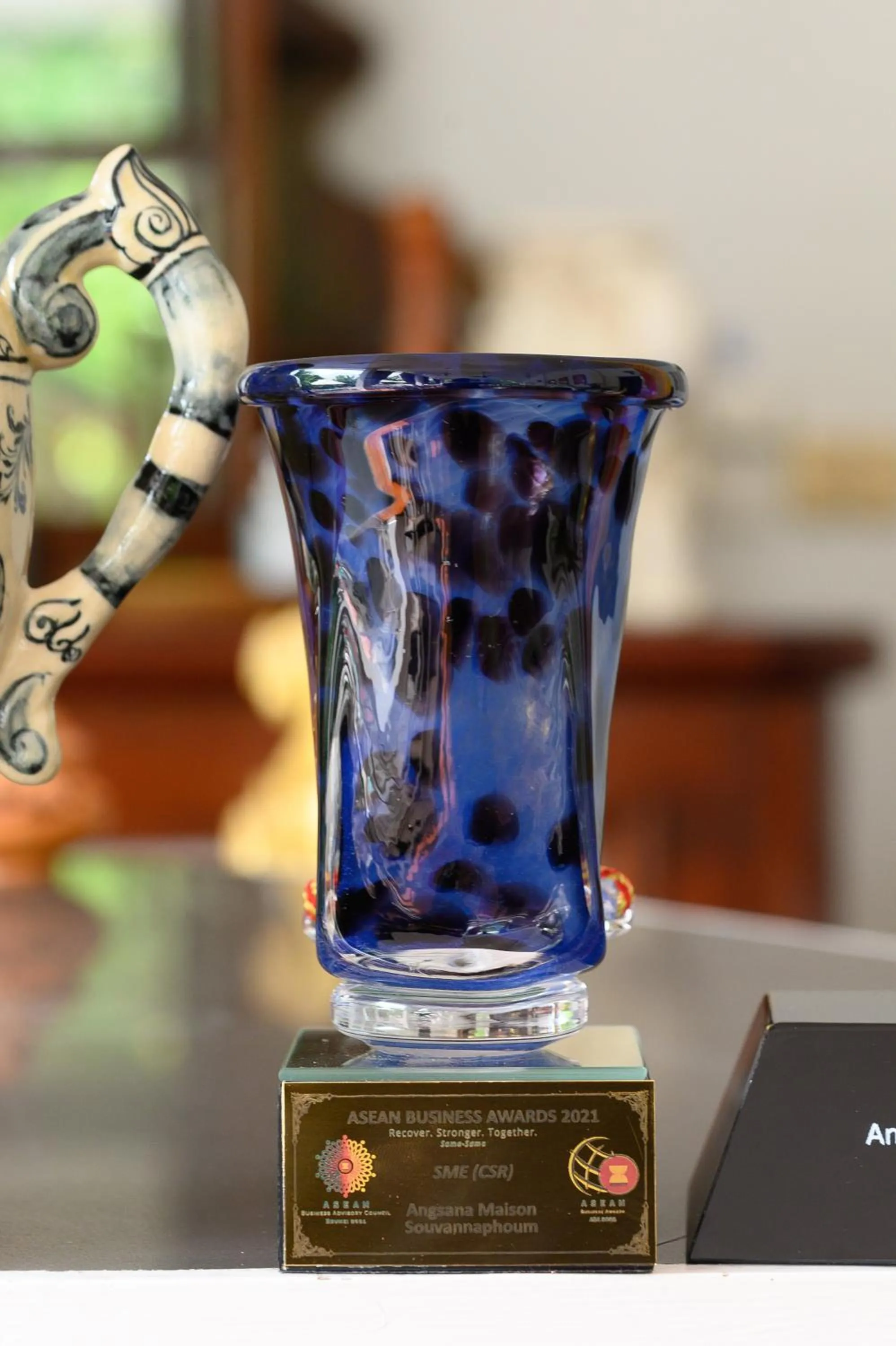 Decorative detail in Homm Souvannaphoum Luang Prabang, part of Banyan Group